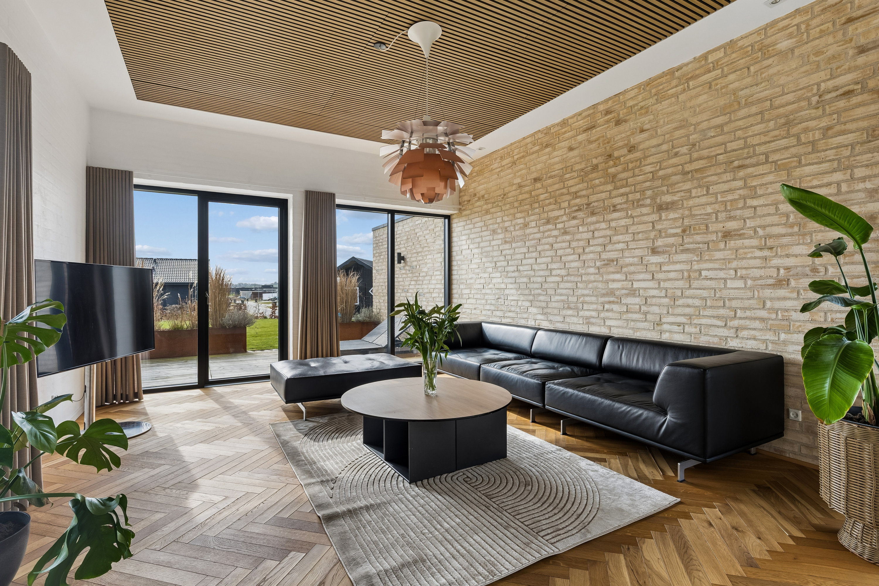 Fremhævet stue billede i fuldskærmstilstand. Billede af Lille Dalby Ager 6, 8722 Hedensted