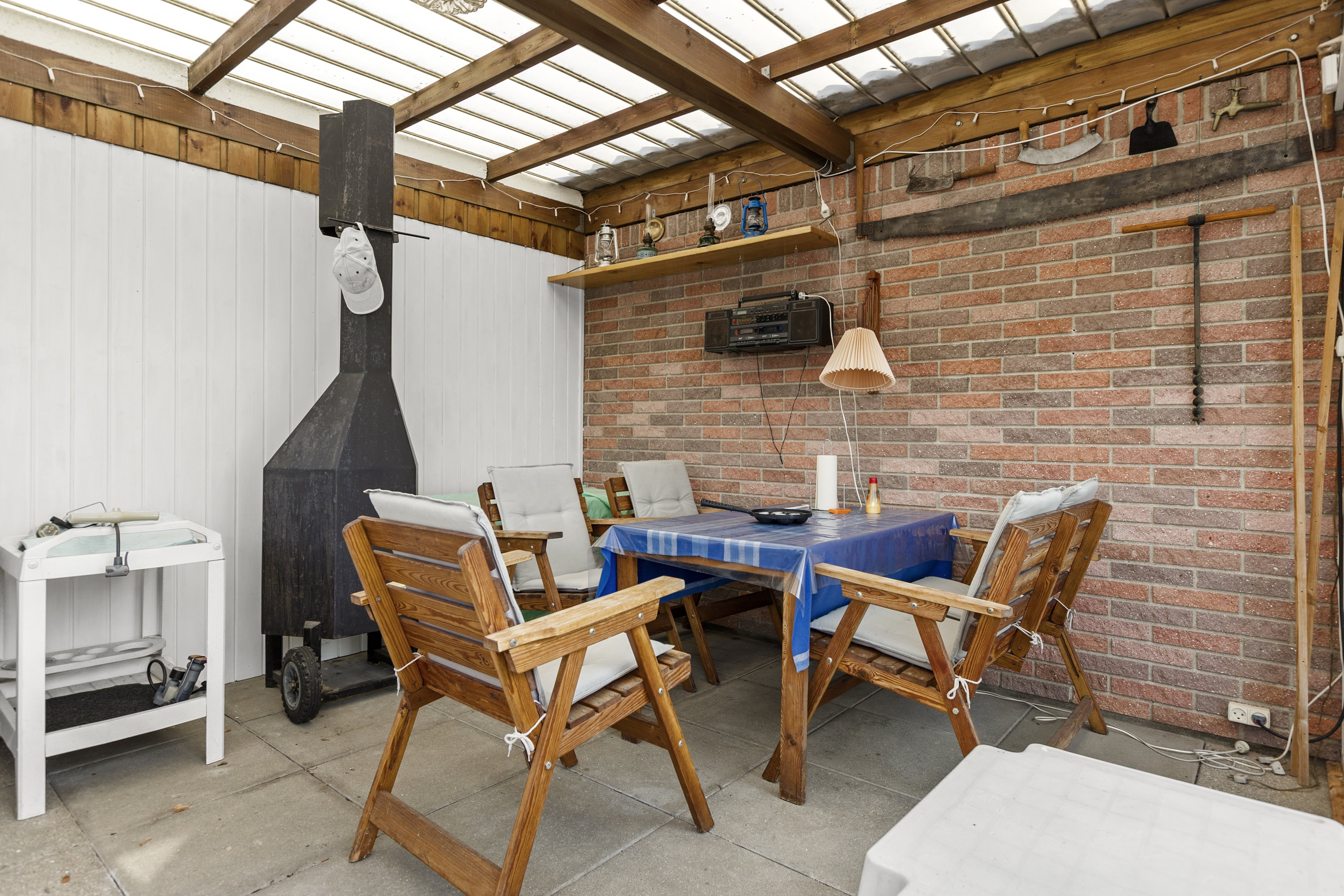 Fremhævet overdækket terrasse billede i fuldskærmstilstand. Billede af Kristoffersvej 27, 4100 Ringsted