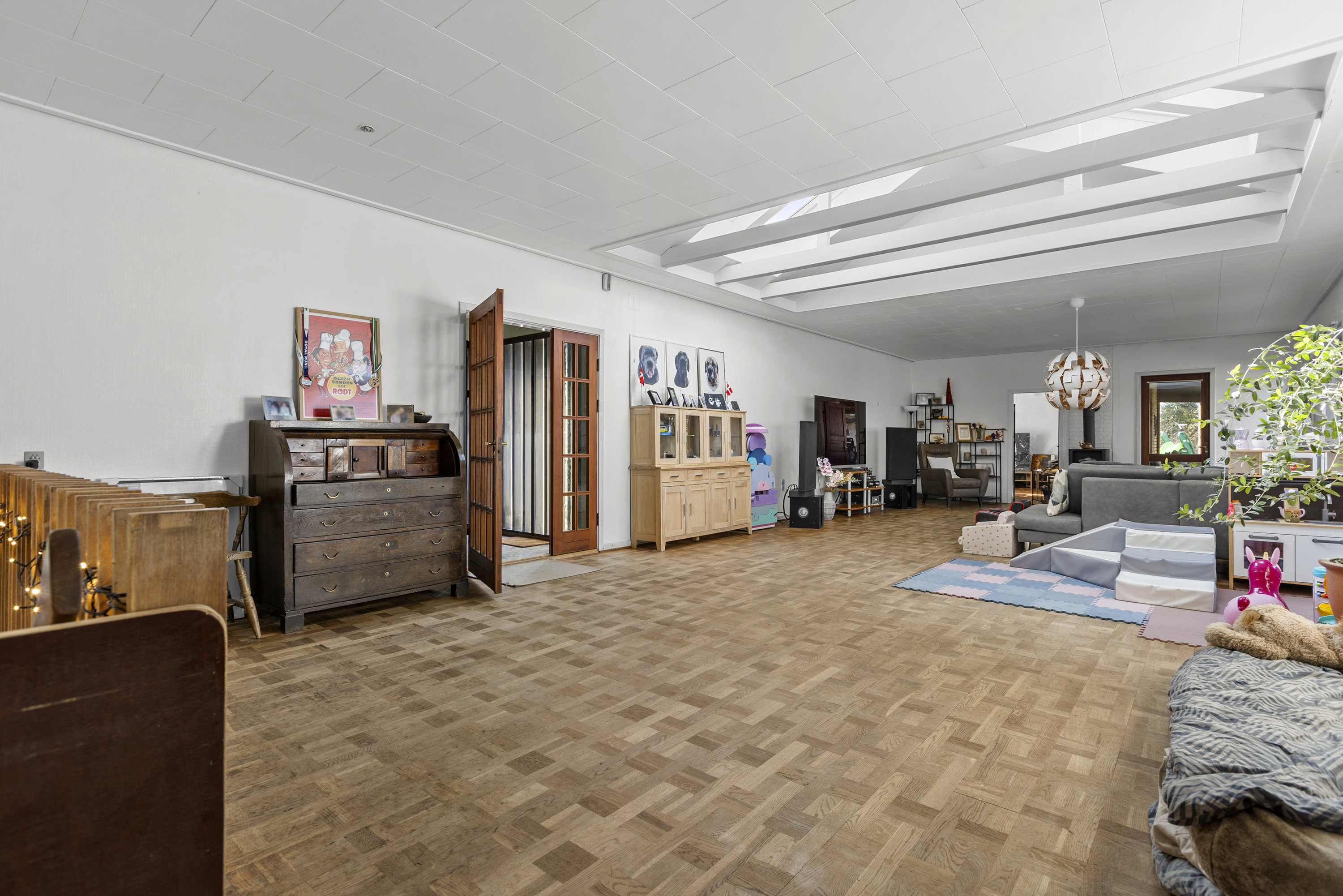 Fremhævet stue billede i fuldskærmstilstand. Billede af Klintemarksvej 19B, Tybjerg, 4100 Ringsted