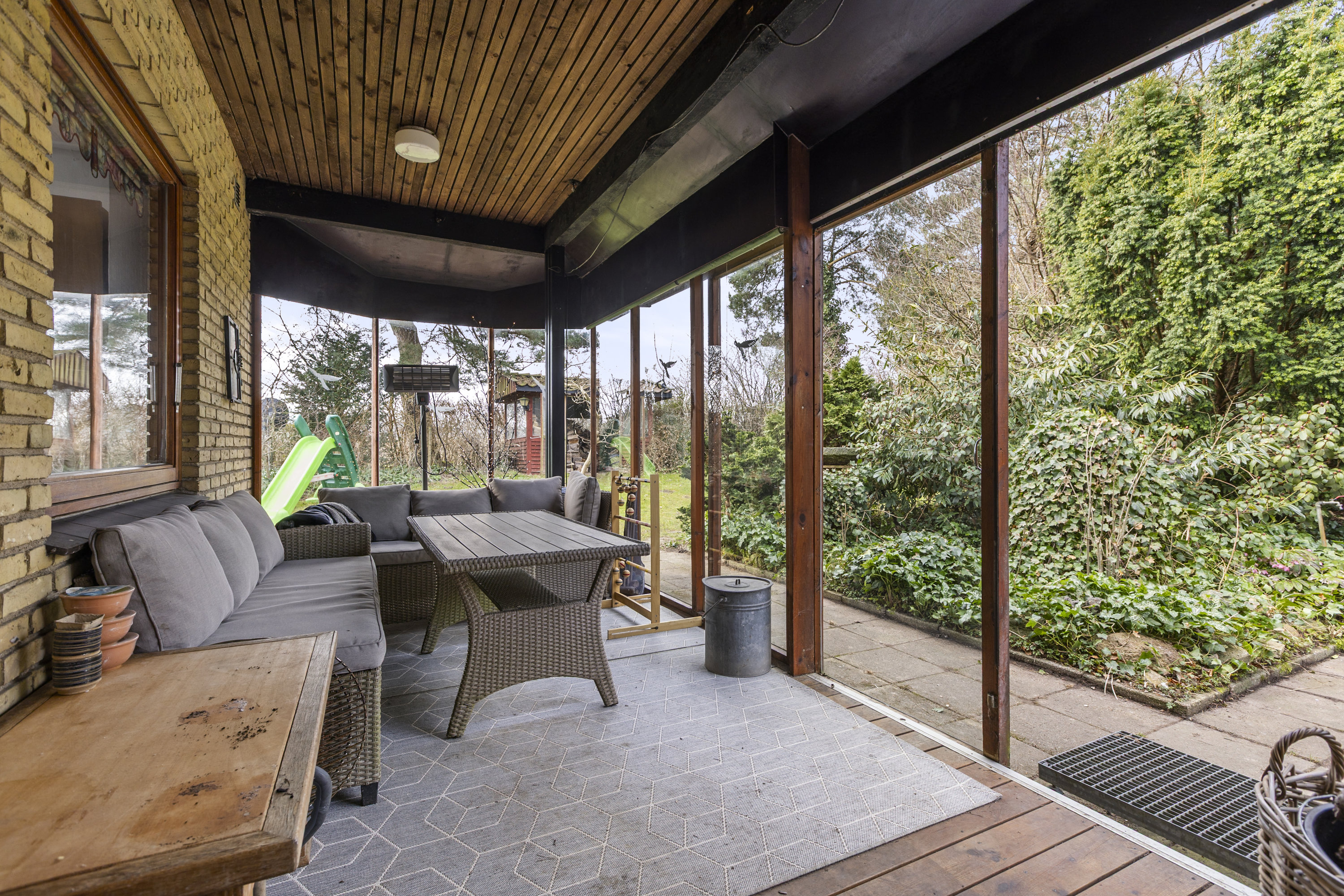 Fremhævet udestue billede i fuldskærmstilstand. Billede af Klintemarksvej 19B, Tybjerg, 4100 Ringsted