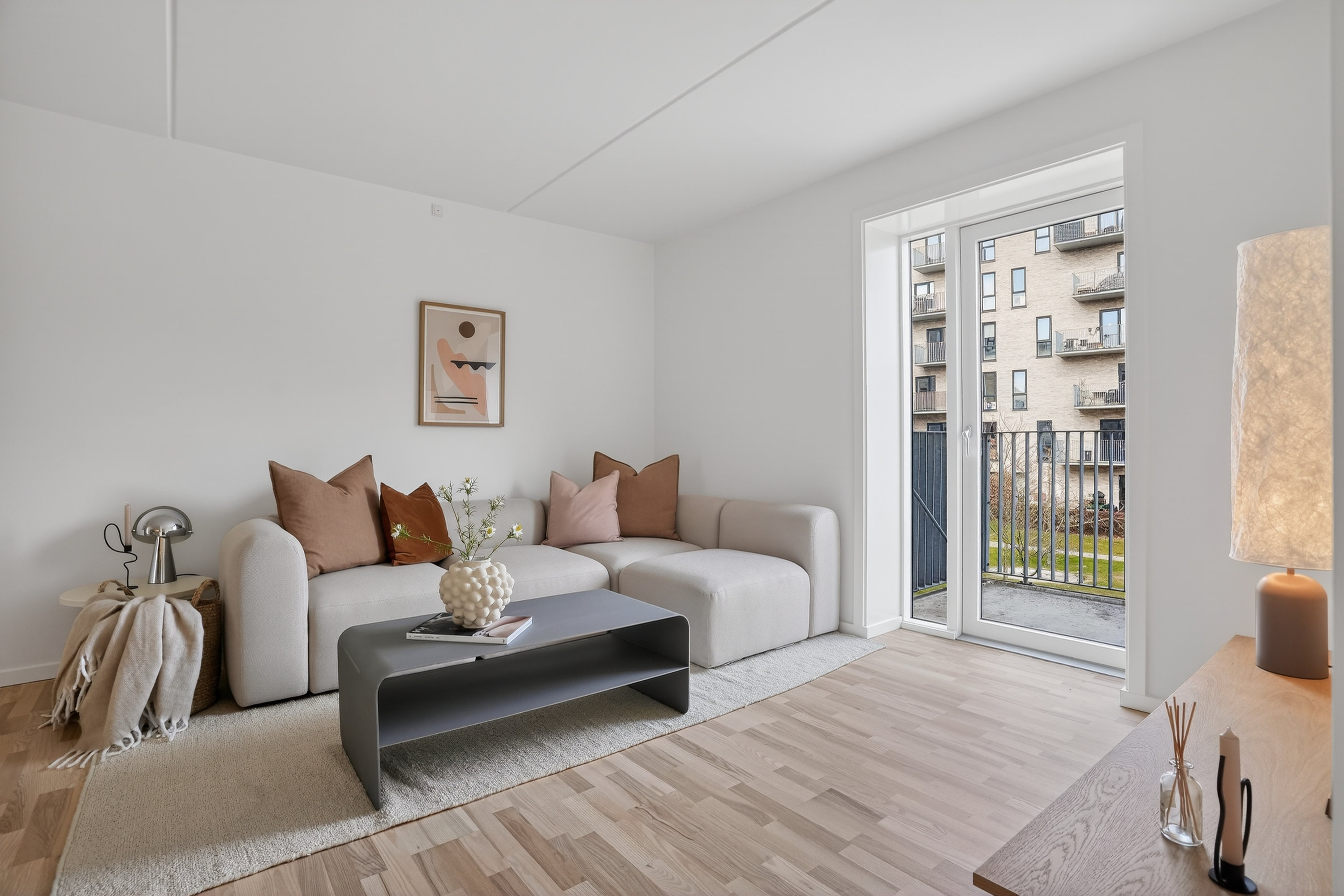 Fremhævet stue billede i fuldskærmstilstand. Billede af Karin Nellemoses Vej 3, 1. th., 2500 Valby