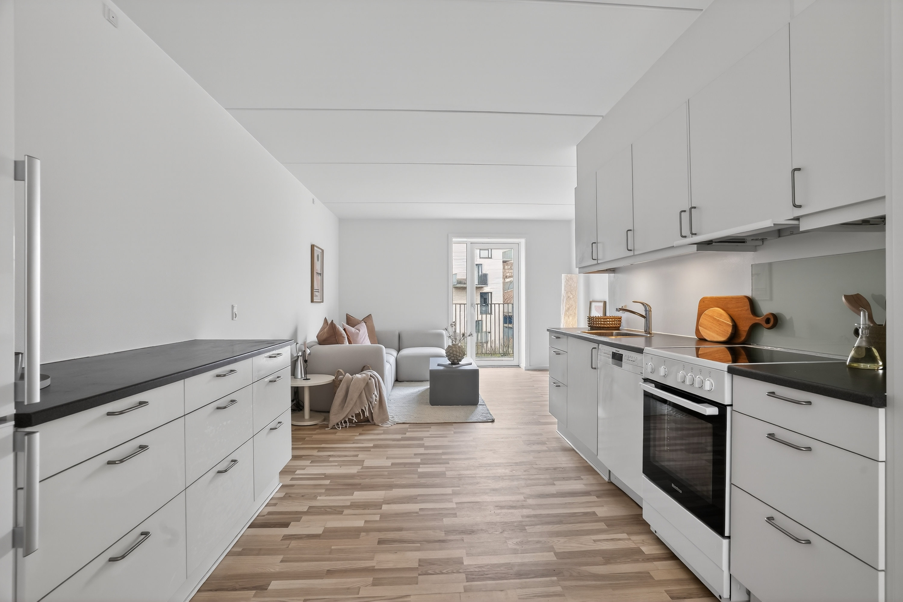 Fremhævet køkken billede i fuldskærmstilstand. Billede af Karin Nellemoses Vej 3, 1. th., 2500 Valby