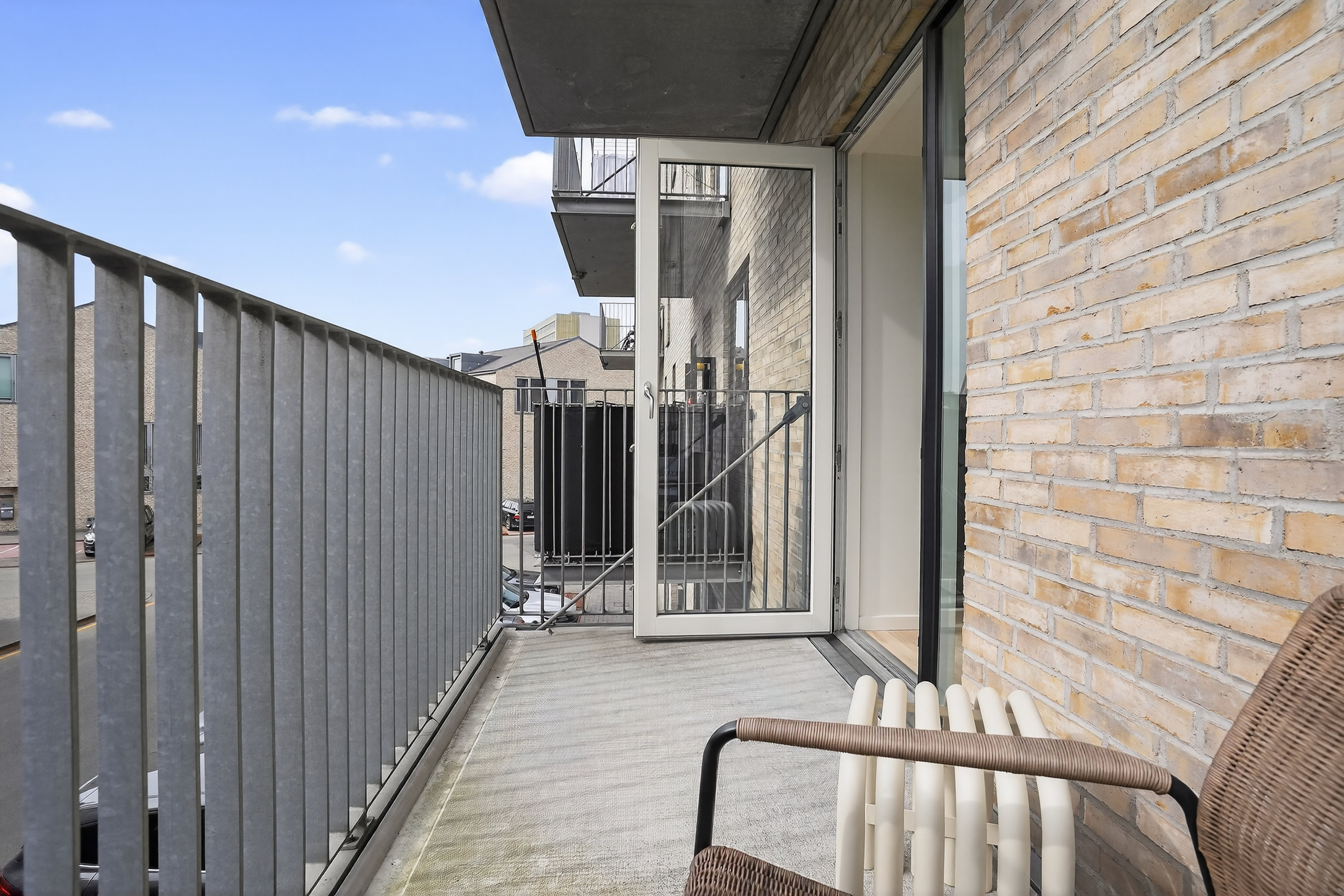 Fremhævet altan billede i fuldskærmstilstand. Billede af Karin Nellemoses Vej 3, 1. th., 2500 Valby