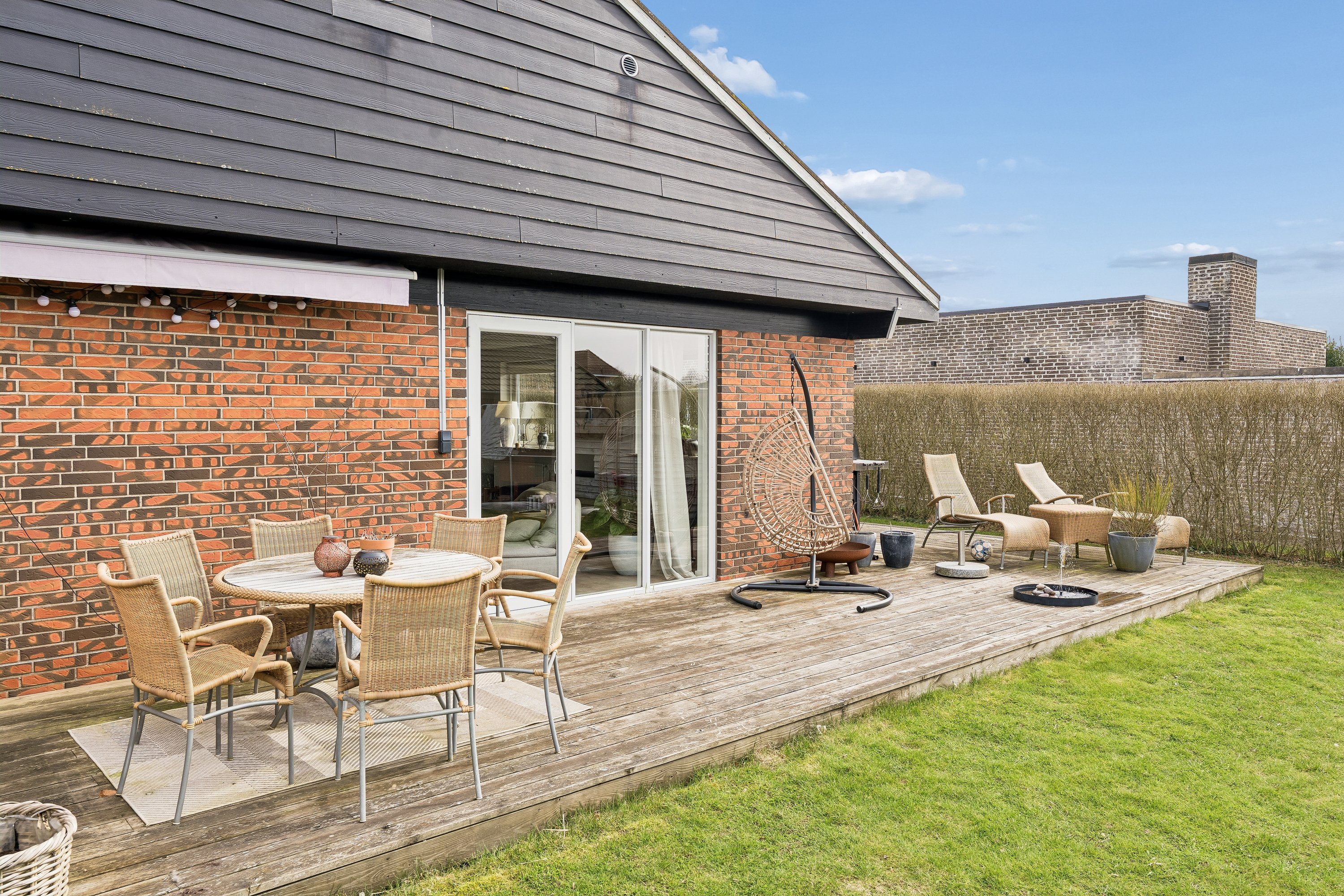 Miniaturebillede 1: terrasse. Billede af Fasanvej 12, 8723 Løsning