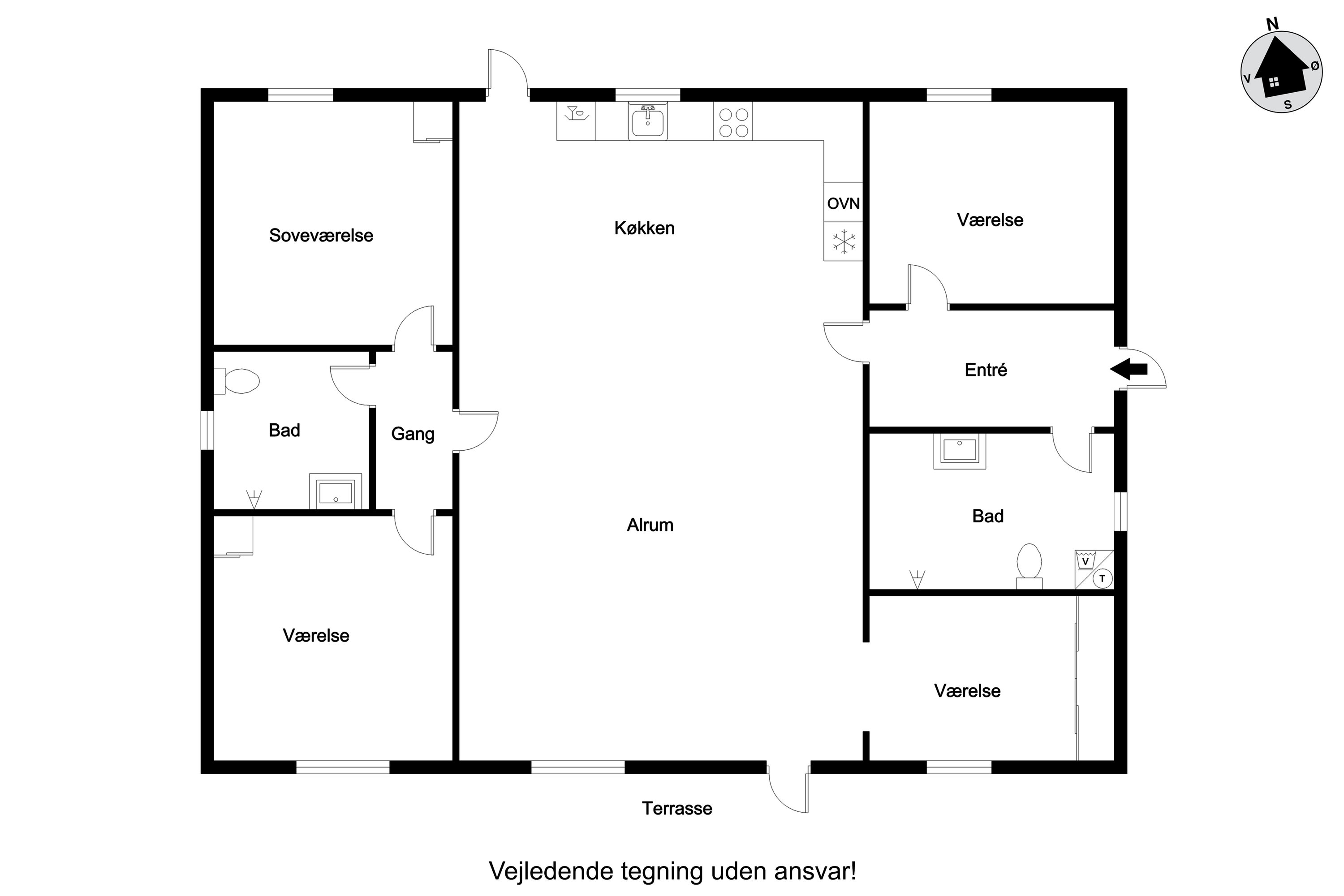 Plantegninger billede af Lars Badskjærs Sti 7, Klitmøller, 7700 Thisted