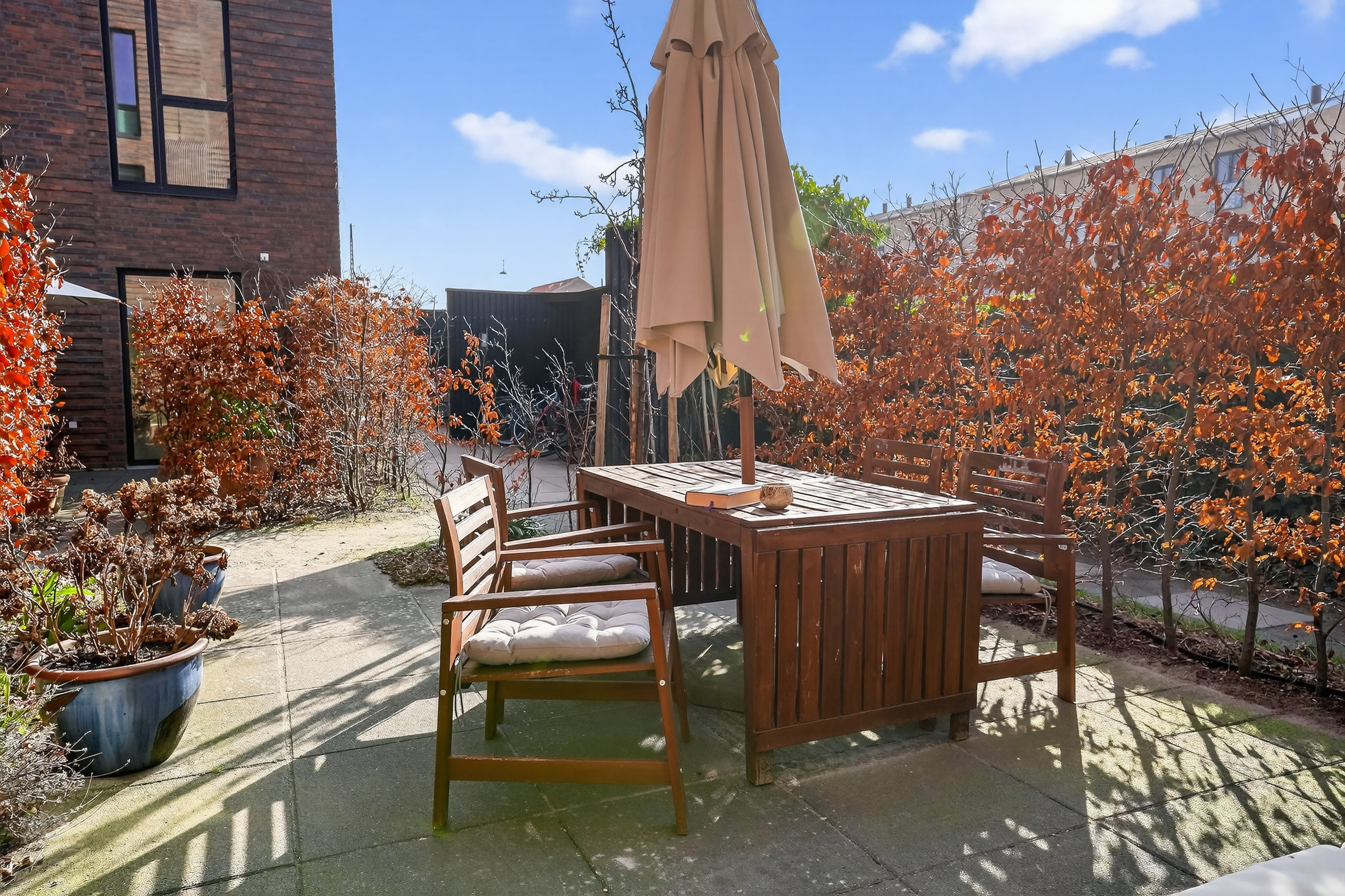 Fremhævet terrasse billede i fuldskærmstilstand. Billede af Belle de Boskoopvej 2, 2500 Valby