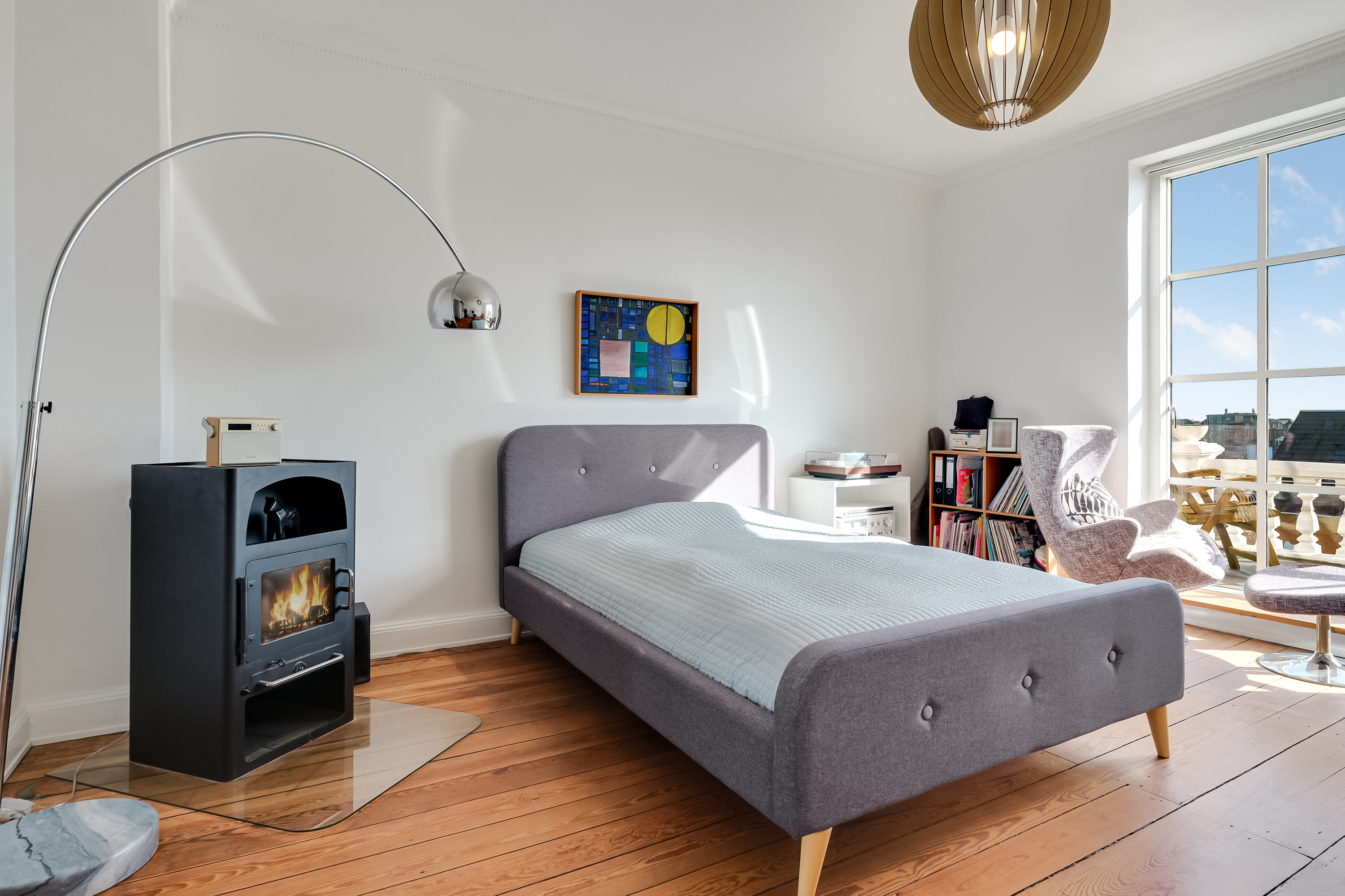 Fremhævet soveværelse billede i fuldskærmstilstand. Billede af Dyrehavevej 26, 5800 Nyborg