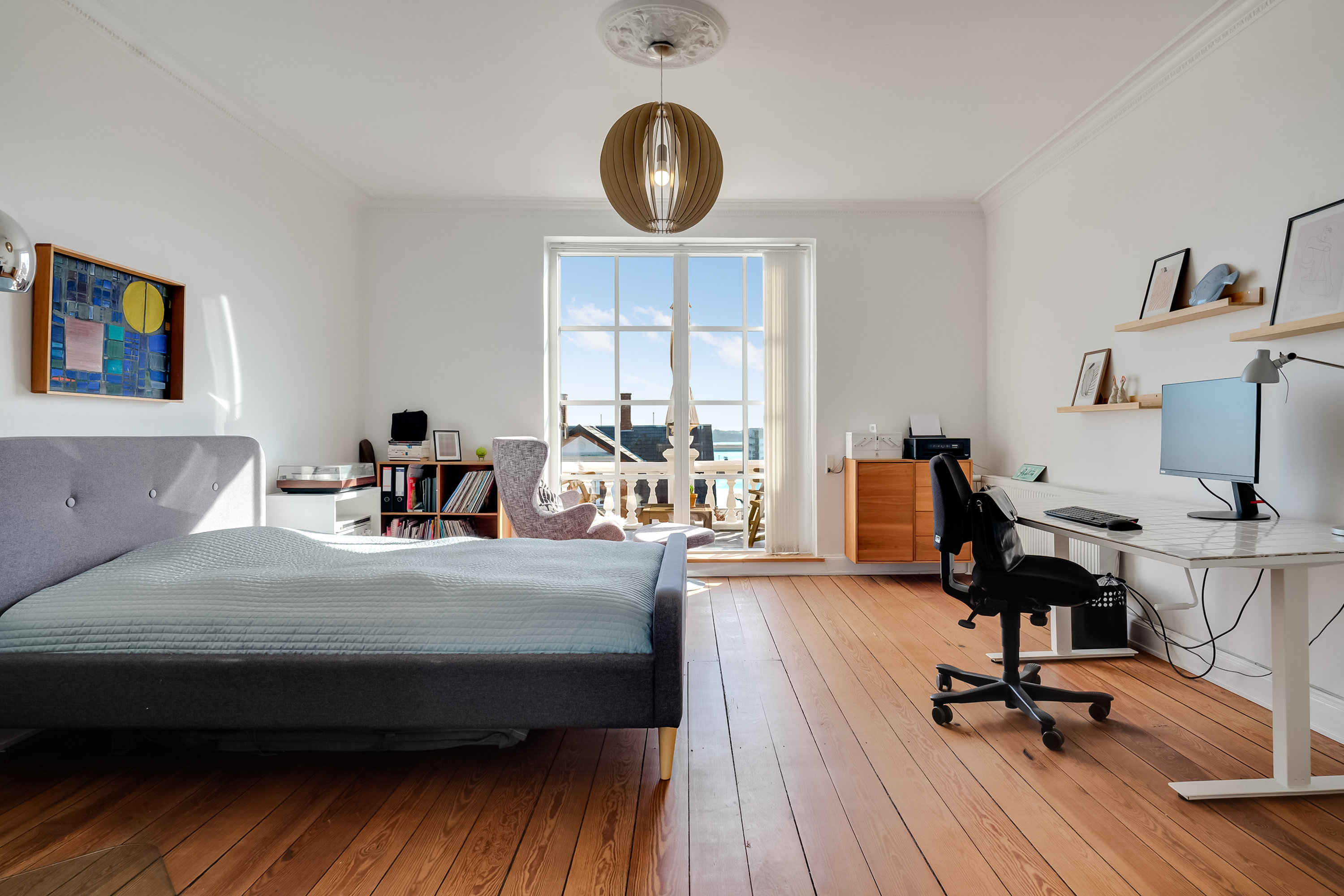 Fremhævet soveværelse billede i fuldskærmstilstand. Billede af Dyrehavevej 26, 5800 Nyborg