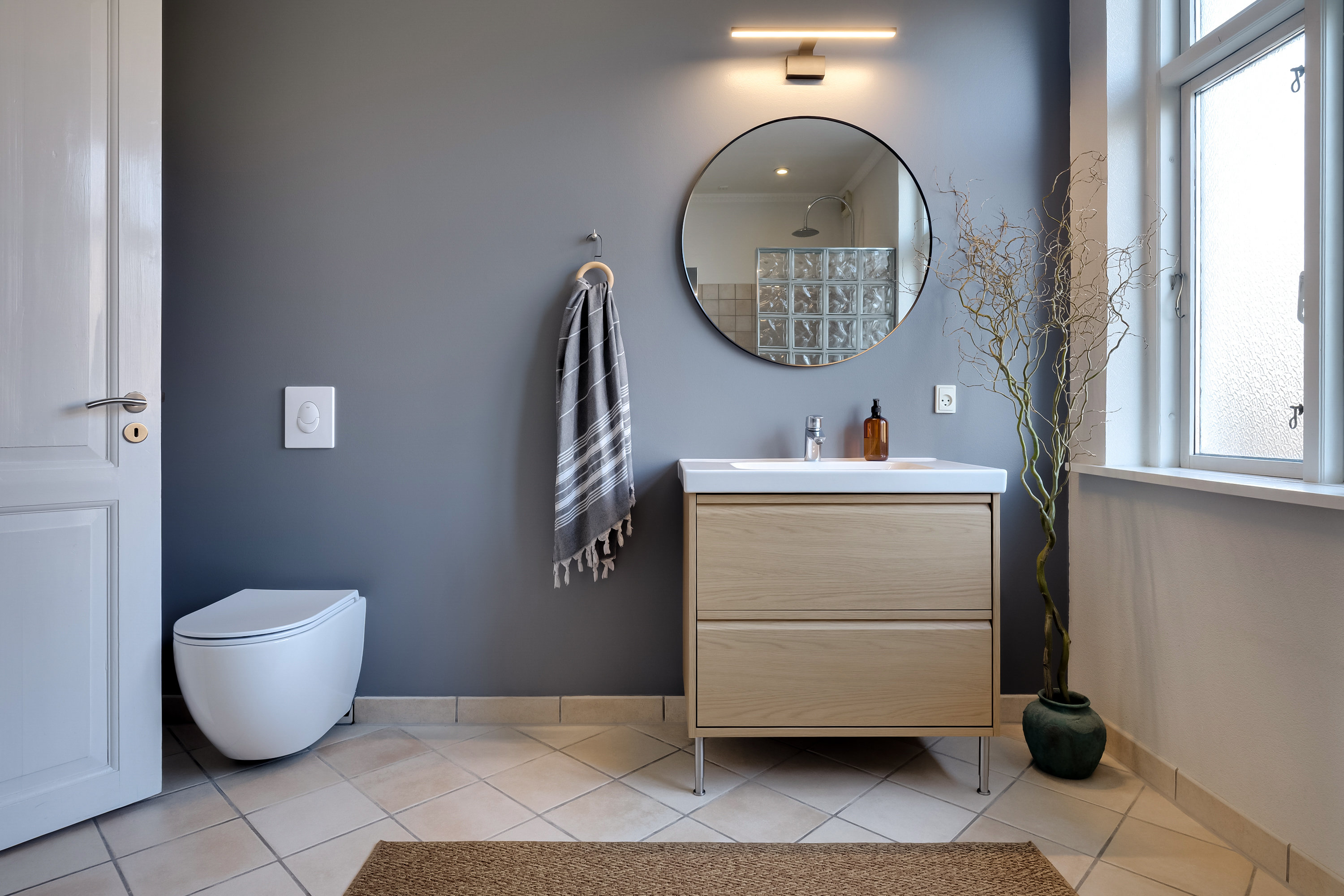 Fremhævet badeværelse billede i fuldskærmstilstand. Billede af Dyrehavevej 26, 5800 Nyborg