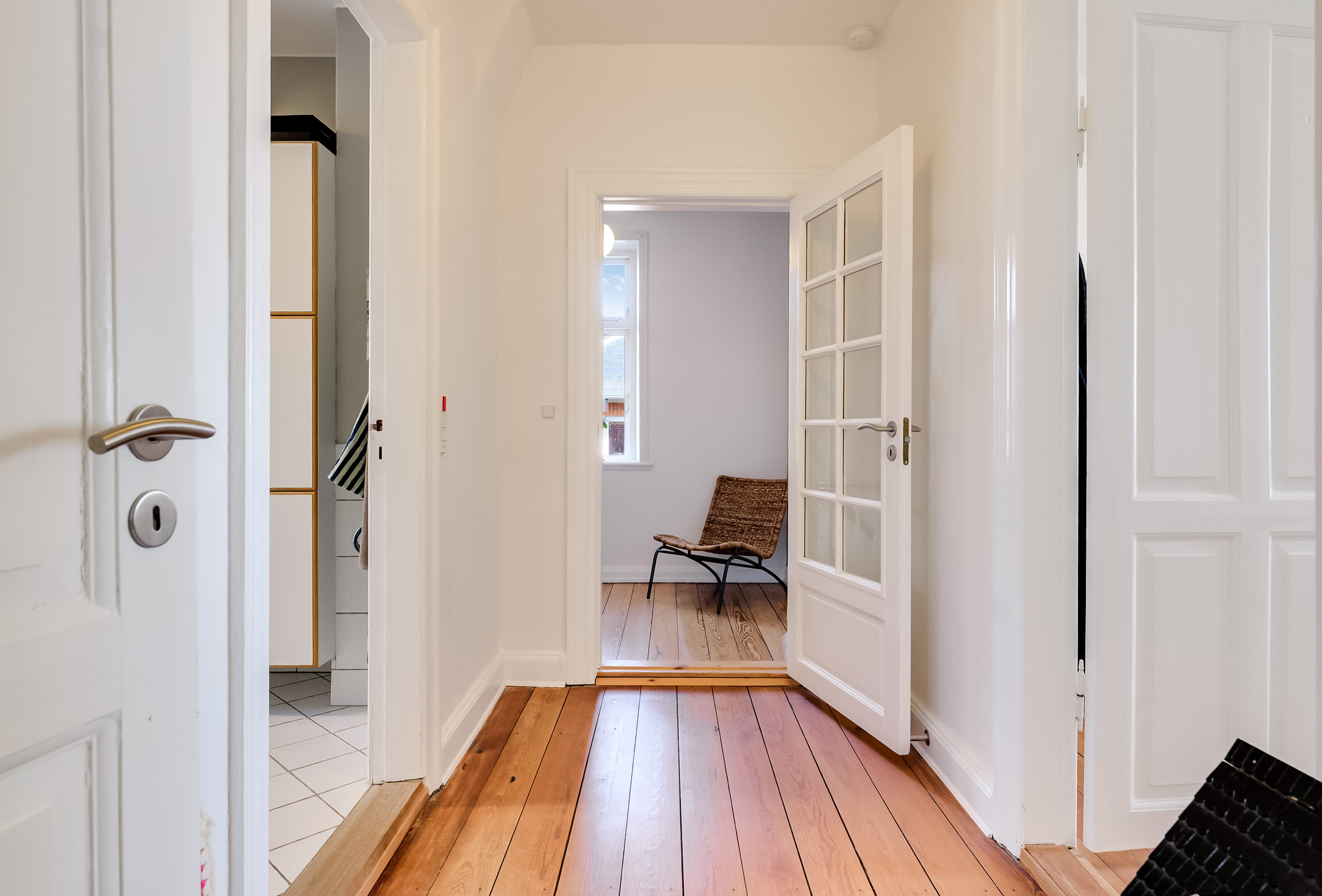 Fremhævet gang billede i fuldskærmstilstand. Billede af Dyrehavevej 26, 5800 Nyborg