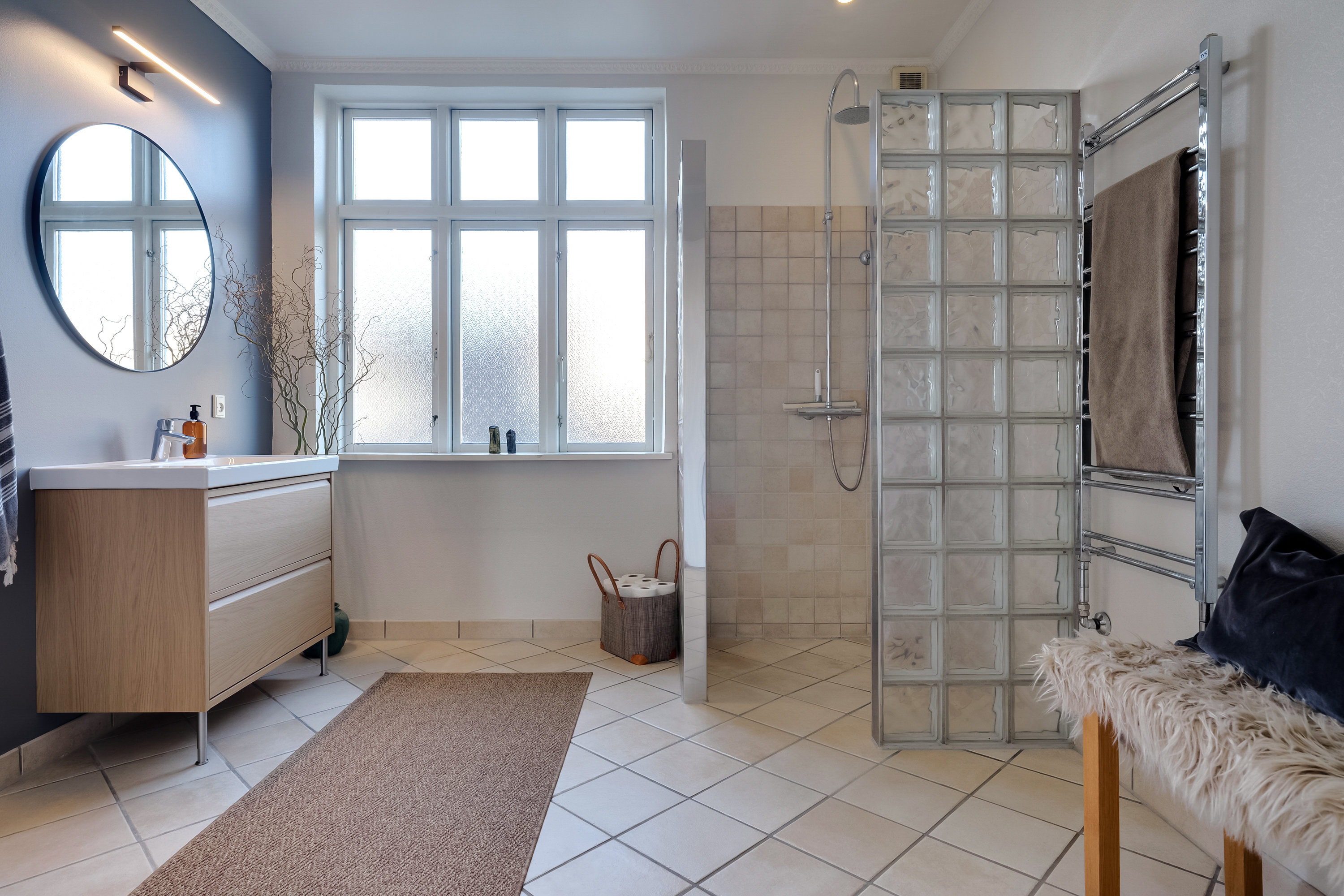 Fremhævet badeværelse billede i fuldskærmstilstand. Billede af Dyrehavevej 26, 5800 Nyborg