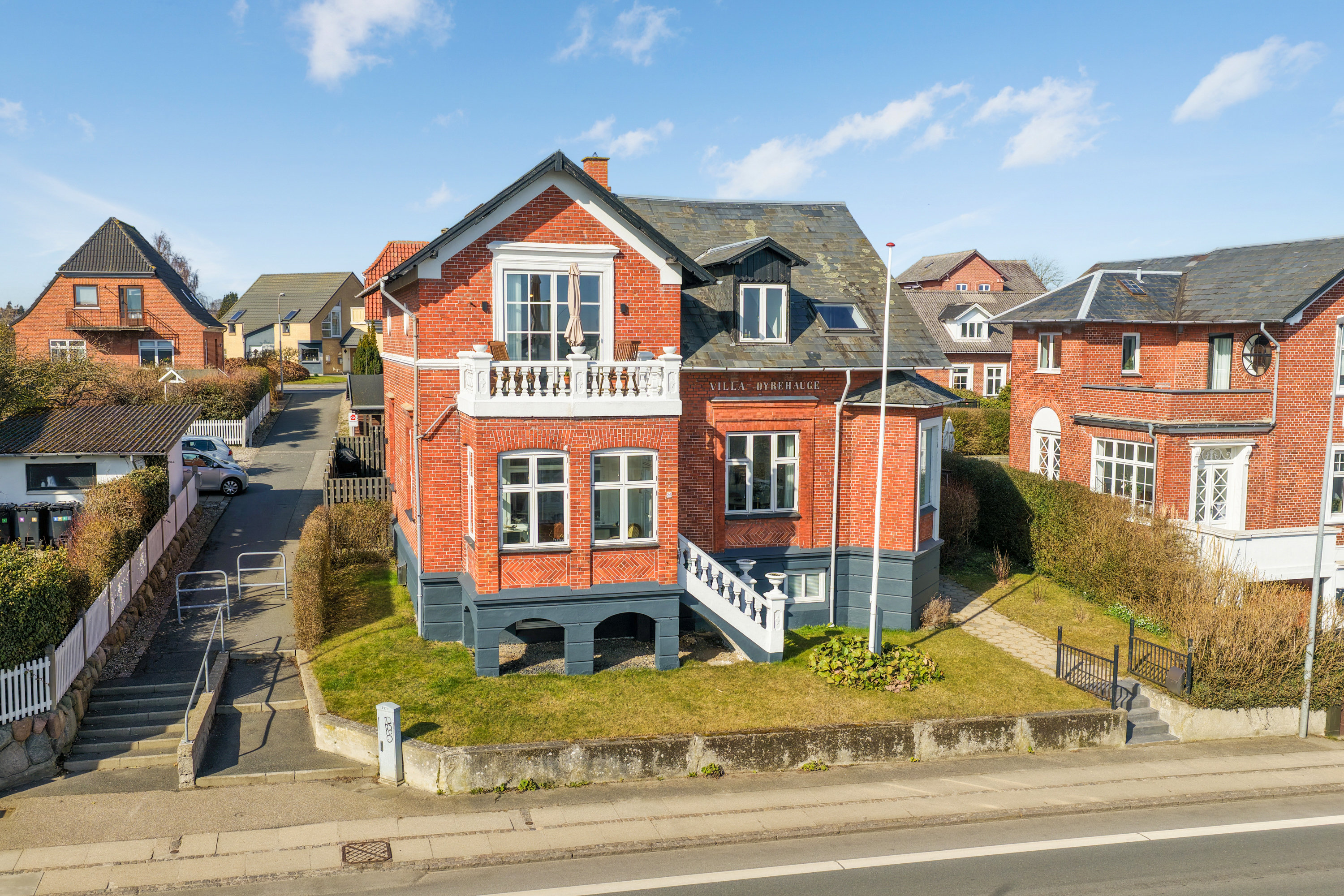 Villa: Facade på Dyrehavevej 26, 5800 Nyborg