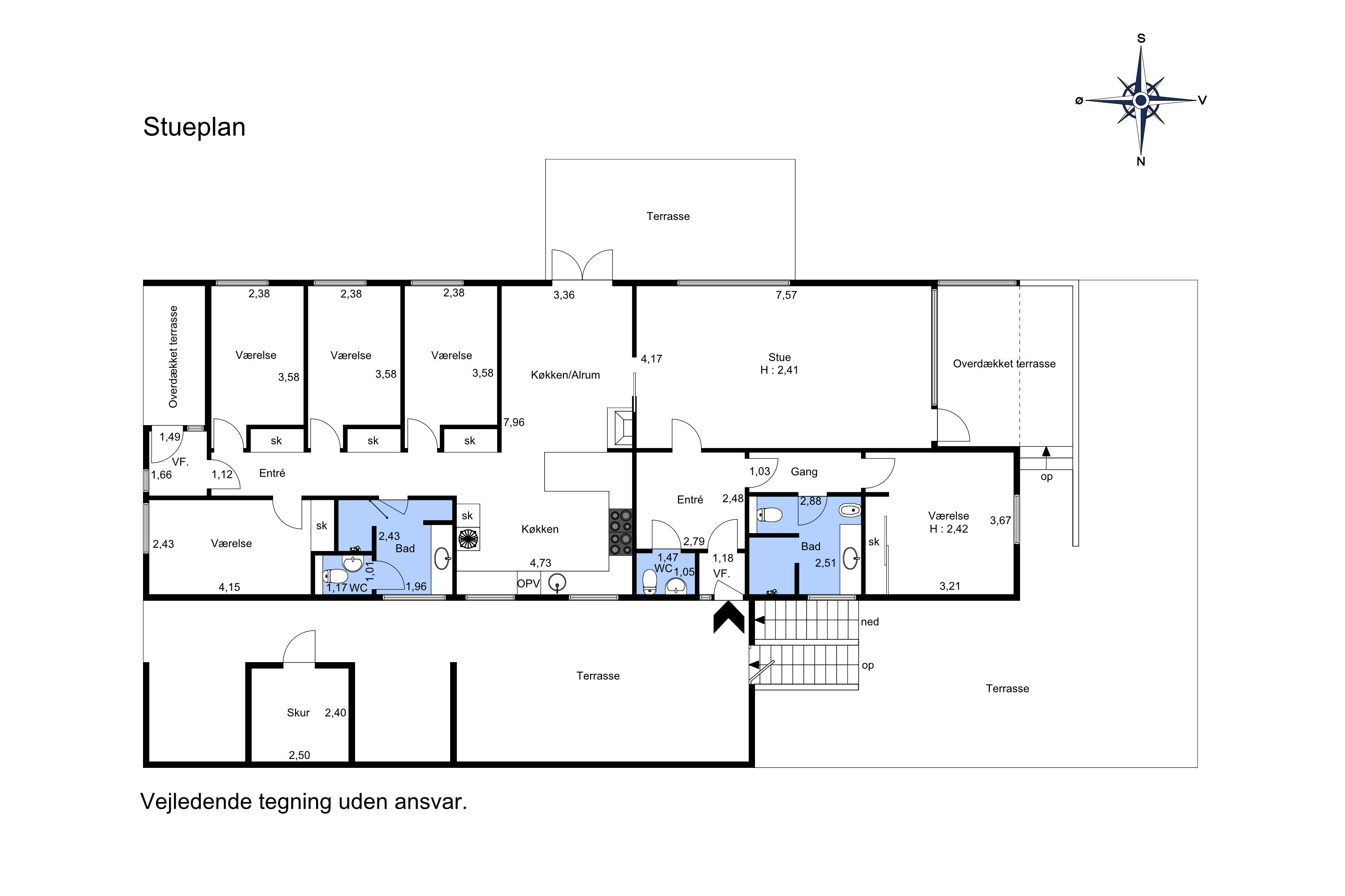 Plantegninger billede af Strandalleen 93, 5800 Nyborg