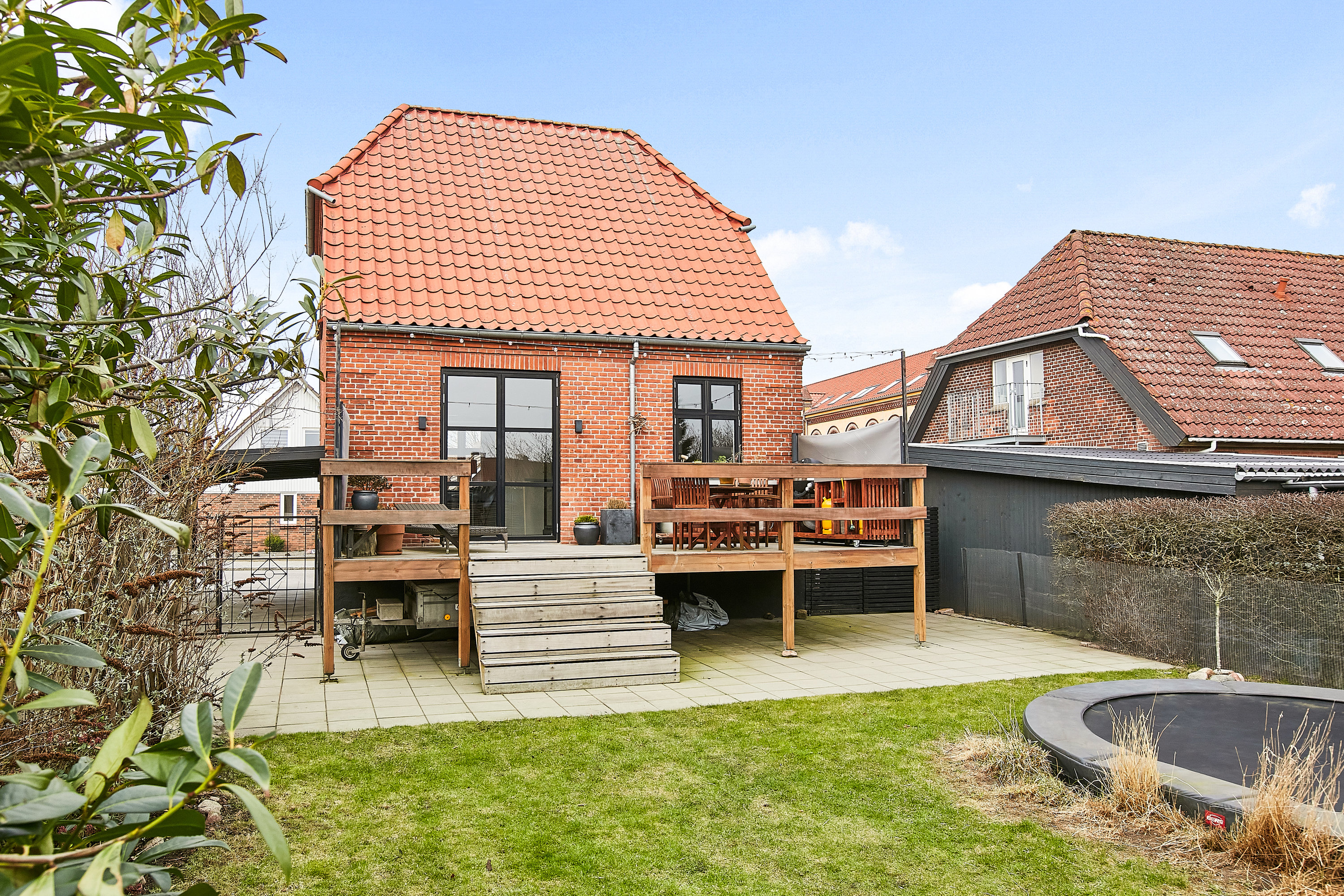 Miniaturebillede 1: facade fra haven. Billede af Læsøgade 6, 8700 Horsens