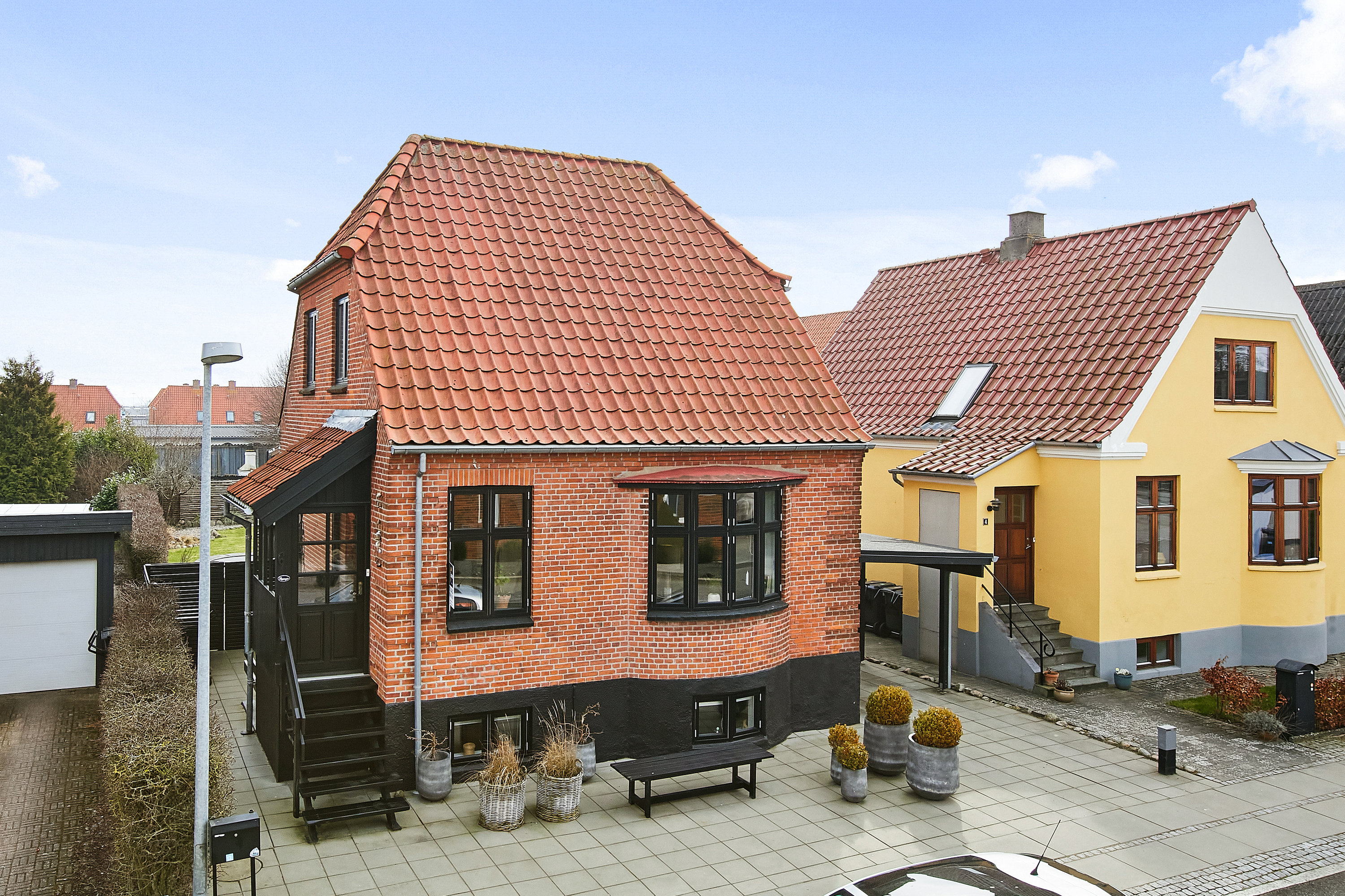 Villa: Facade fra vejen på Læsøgade 6, 8700 Horsens