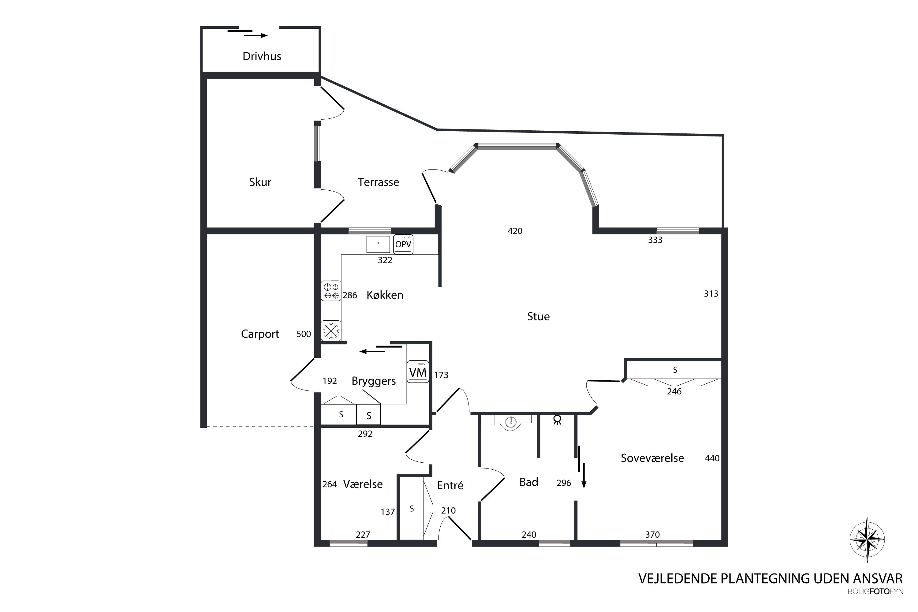 Plantegninger billede af Hylleager 6, Aunslev, 5800 Nyborg