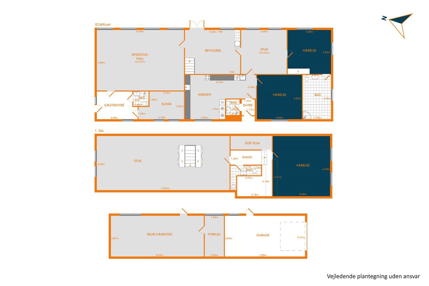 Plantegninger billede af Gårdhøjsvej 2, Drøsselbjerg, 4200 Slagelse