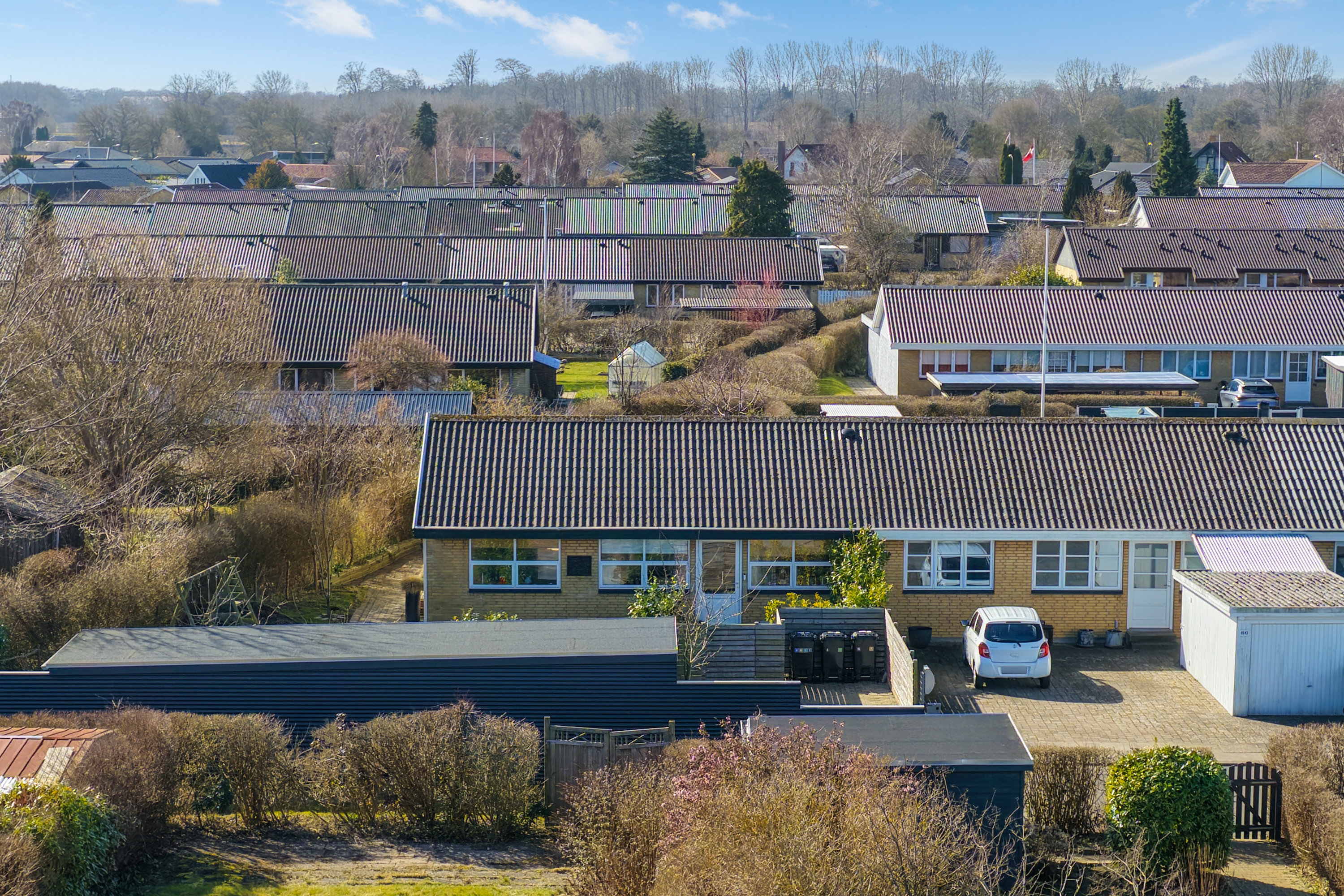 Fremhævet luftfoto billede i fuldskærmstilstand. Billede af Risvej 88, 5800 Nyborg