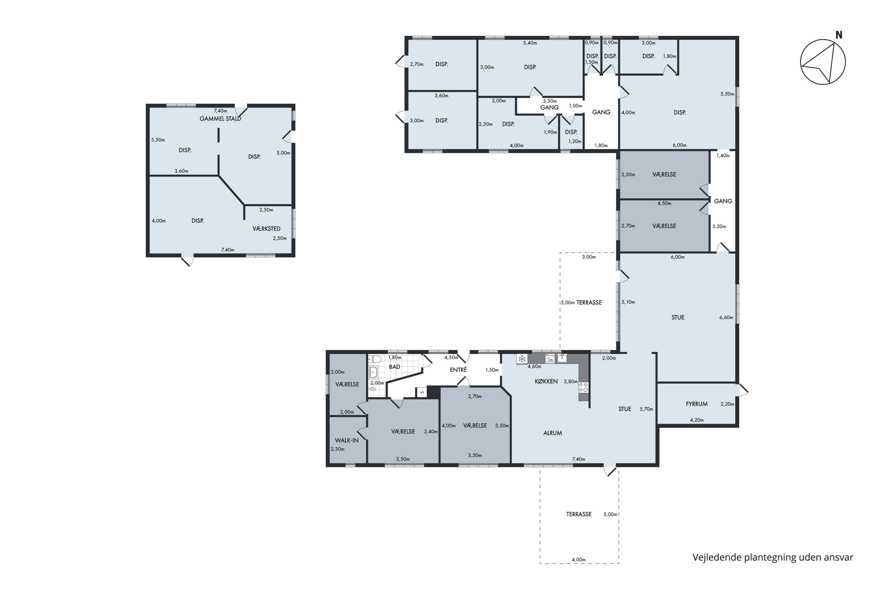 Plantegninger billede af Lille Skovvej 9, Byrum, 9940 Læsø