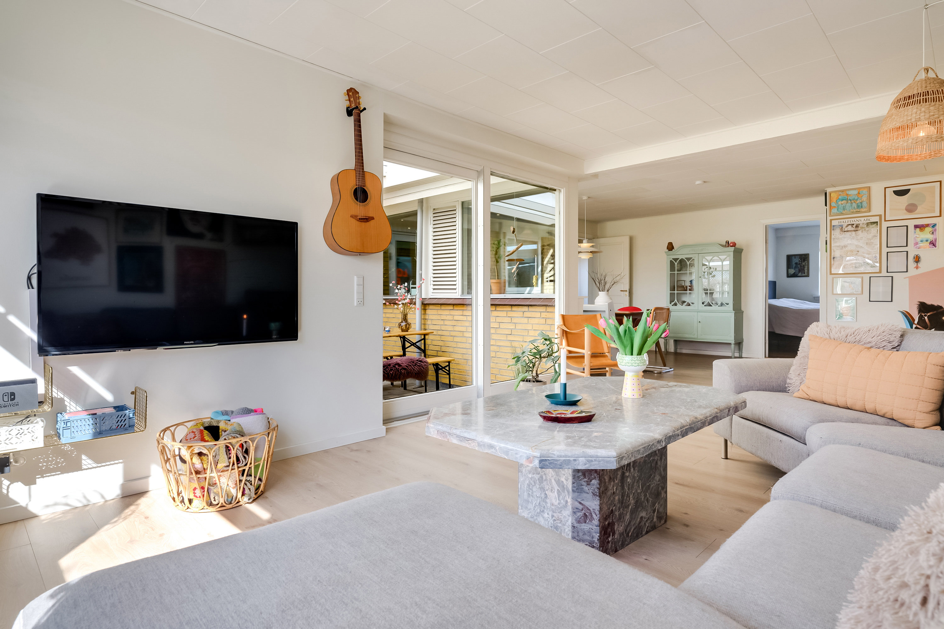 Fremhævet stue billede i fuldskærmstilstand. Billede af Risvej 88, 5800 Nyborg