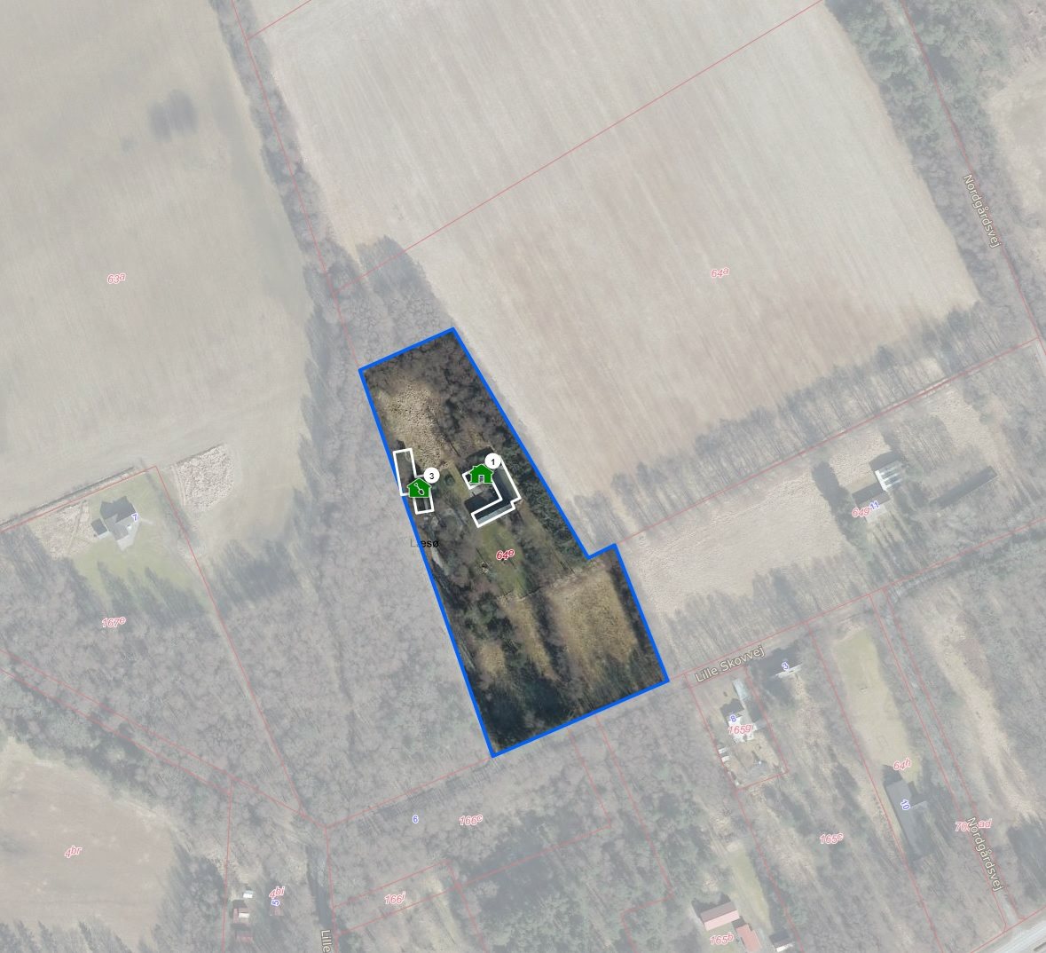 Fremhævet andet billede i fuldskærmstilstand. Billede af Lille Skovvej 9, Byrum, 9940 Læsø