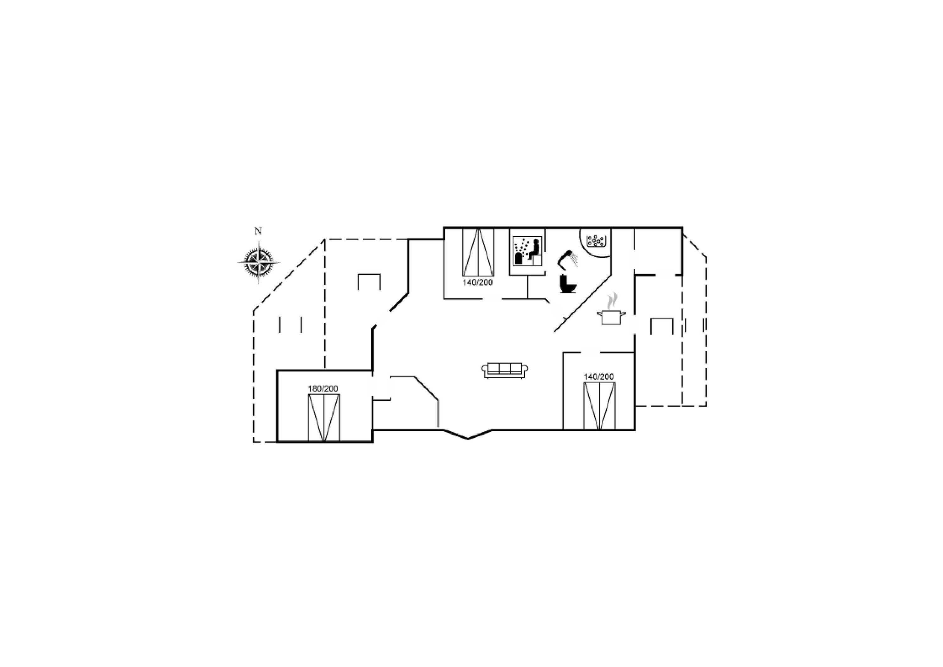 Plantegninger billede af Baunebjergvej 28, Haurvig, 6960 Hvide Sande