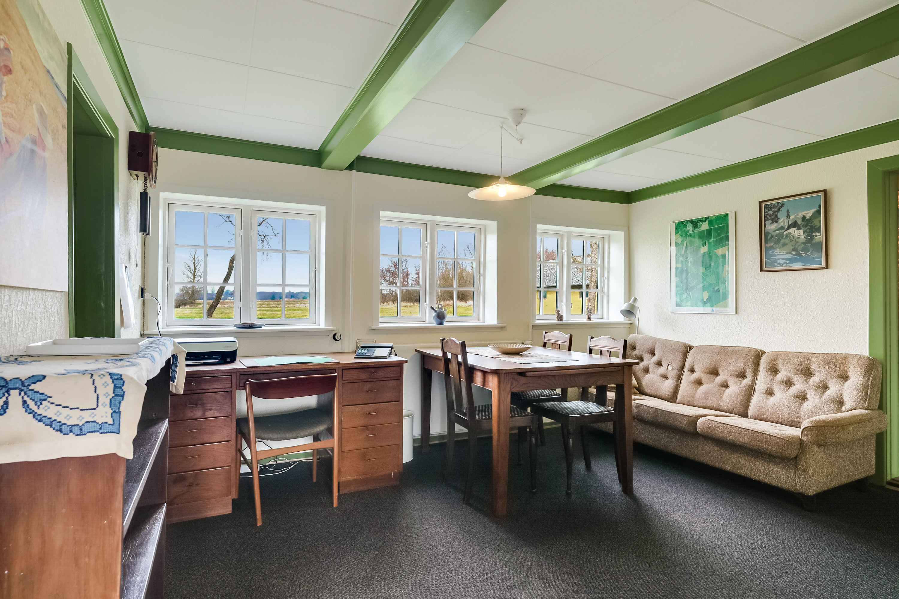 Fremhævet spisestue billede i fuldskærmstilstand. Billede af Strandgade 117, Strandby, 5683 Haarby