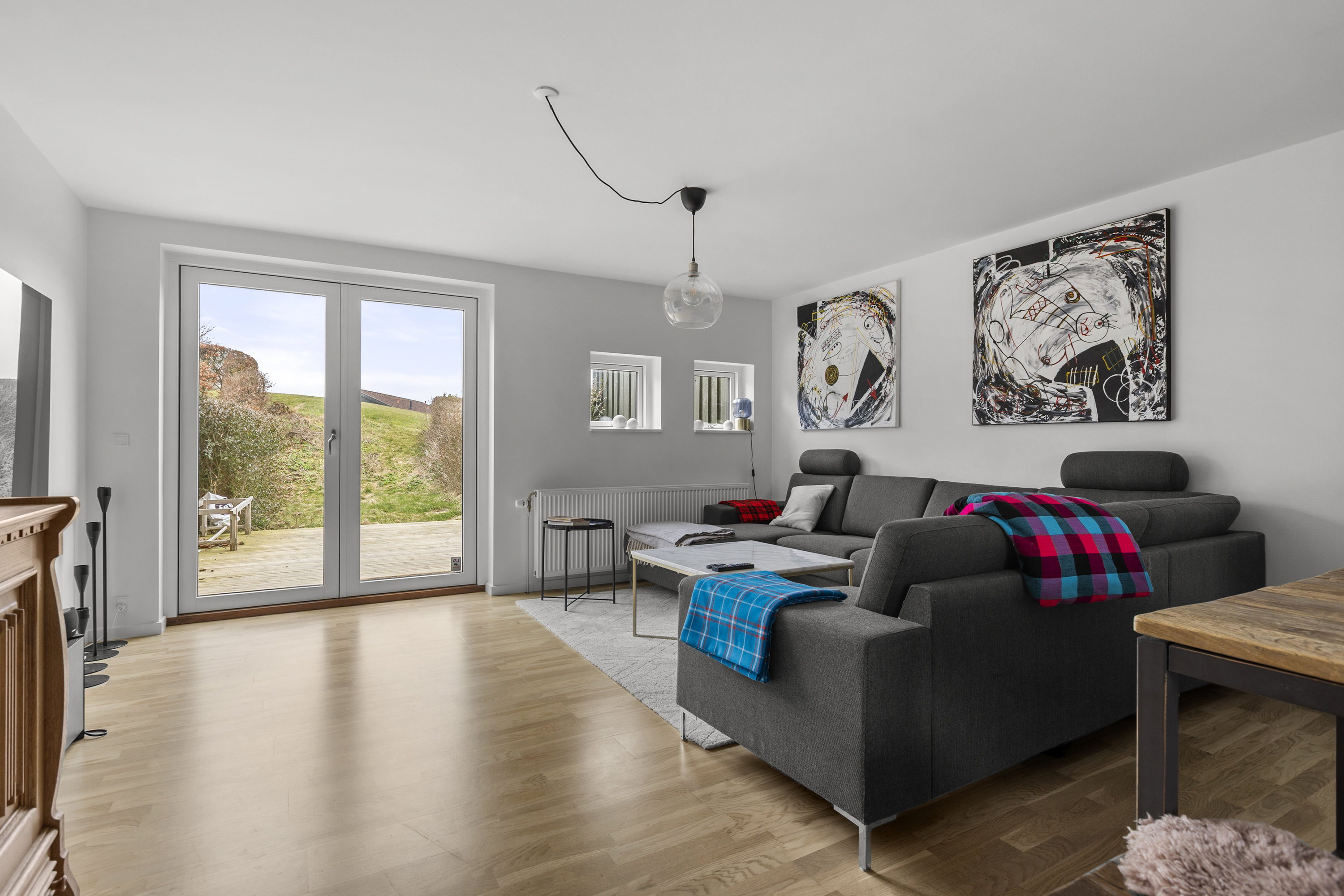 Fremhævet stue billede i fuldskærmstilstand. Billede af Bragesvej 178, 4220 Korsør