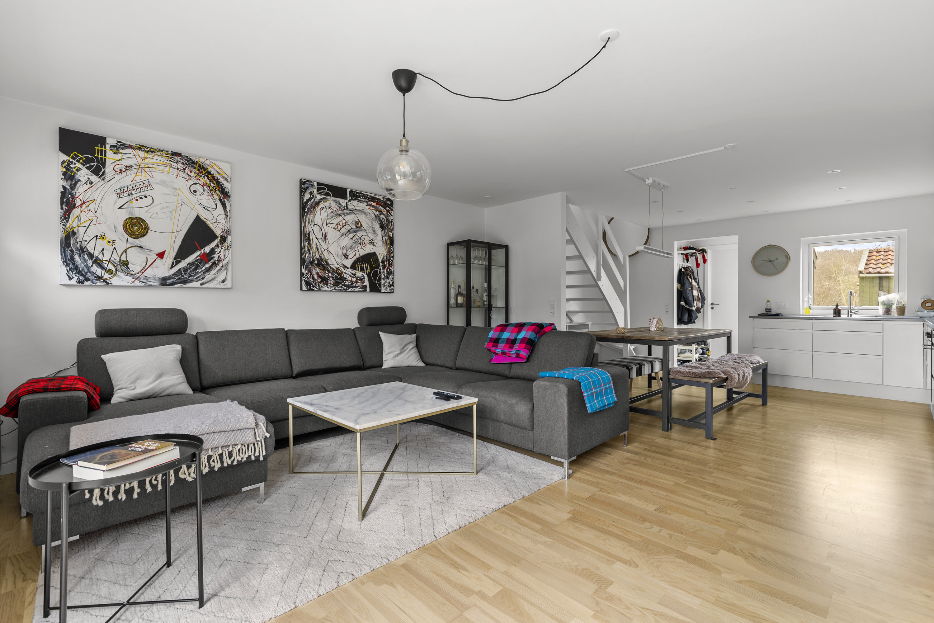 Fremhævet stue billede i fuldskærmstilstand. Billede af Bragesvej 178, 4220 Korsør