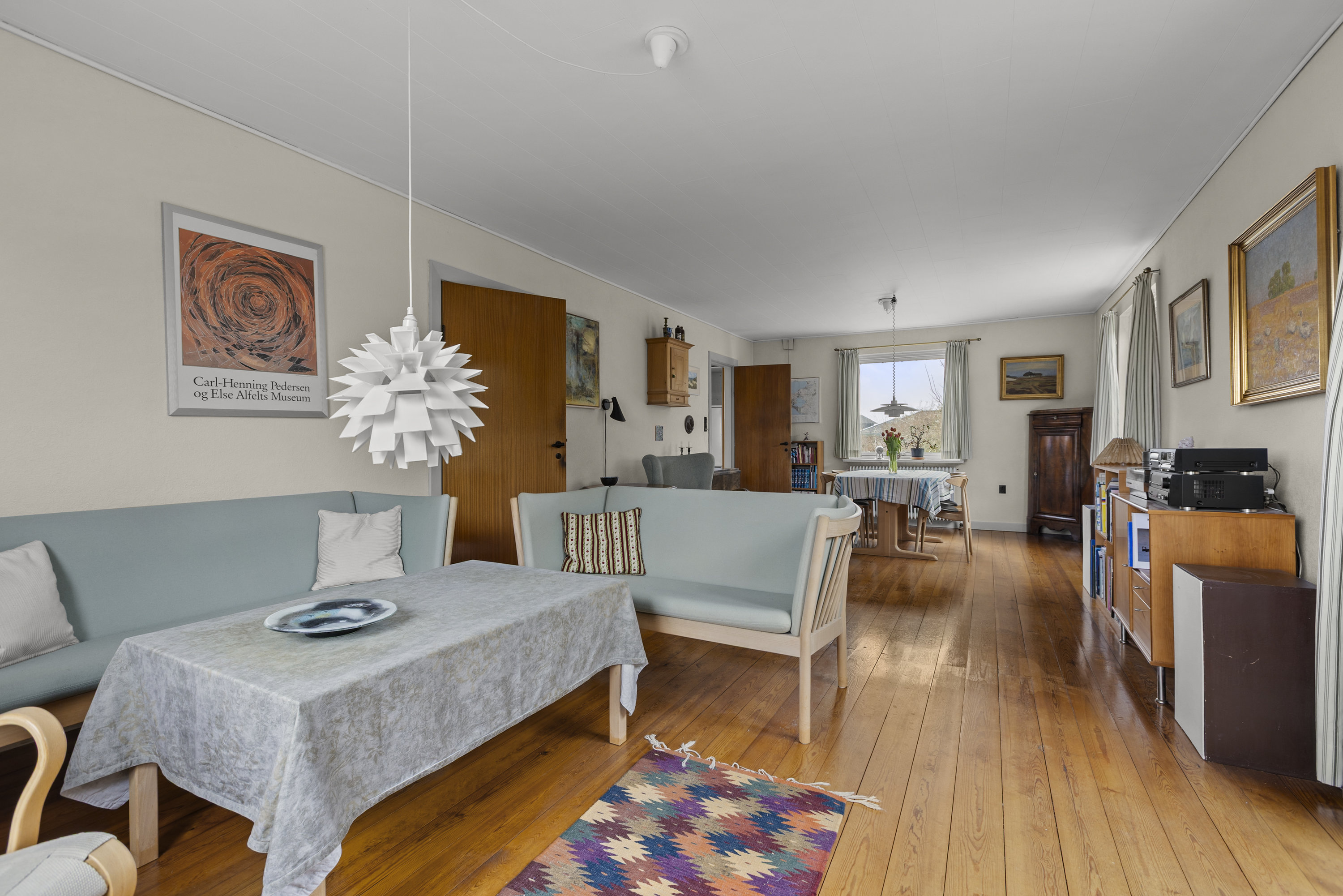 Fremhævet stue billede i fuldskærmstilstand. Billede af Rosenvænget 12, 4220 Korsør