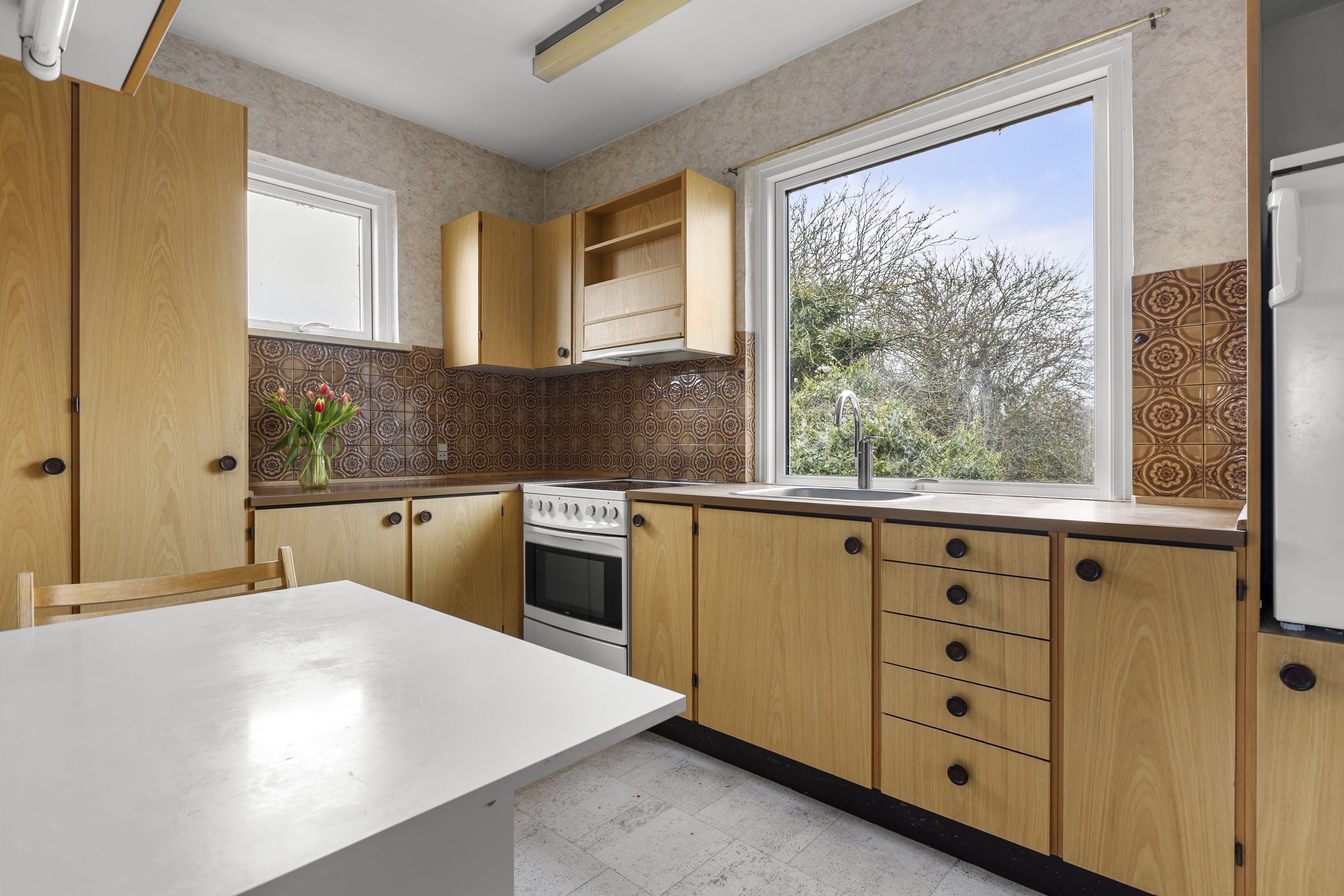 Fremhævet køkken billede i fuldskærmstilstand. Billede af Rosenvænget 12, 4220 Korsør