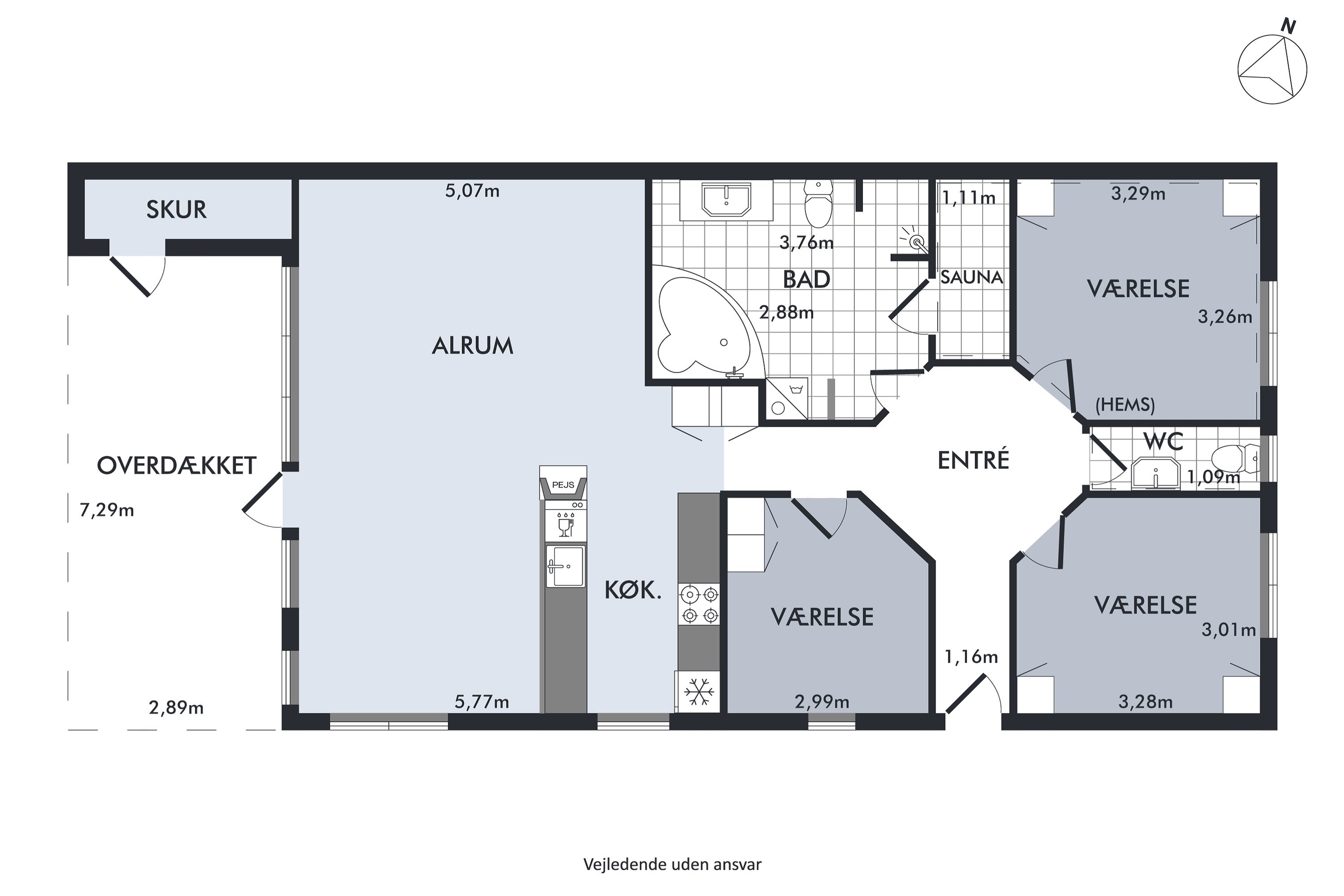 Plantegninger billede af Marinavej 17, 6320 Egernsund