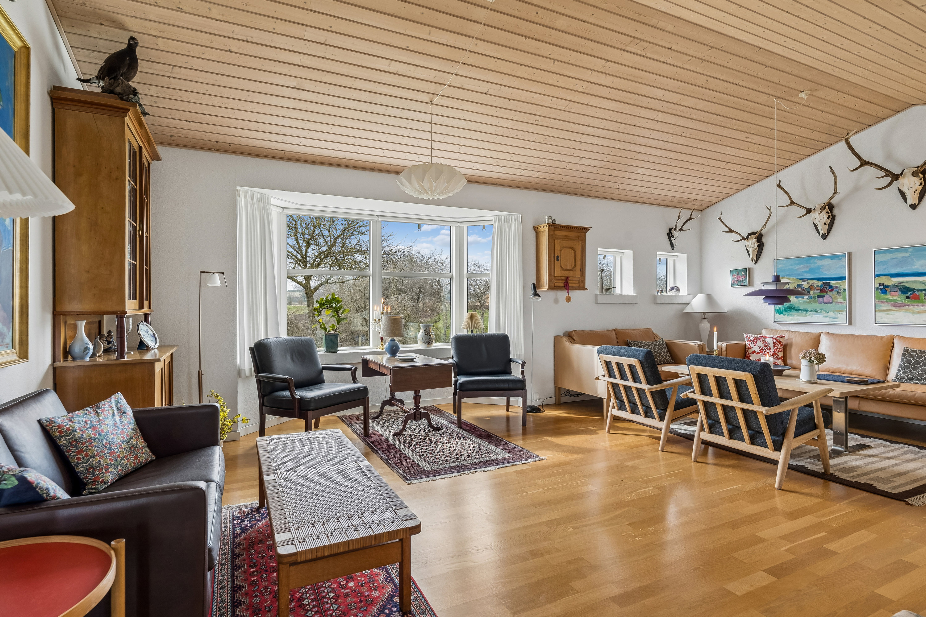 Fremhævet stue billede i fuldskærmstilstand. Billede af Ranunkelvej 36, 8722 Hedensted