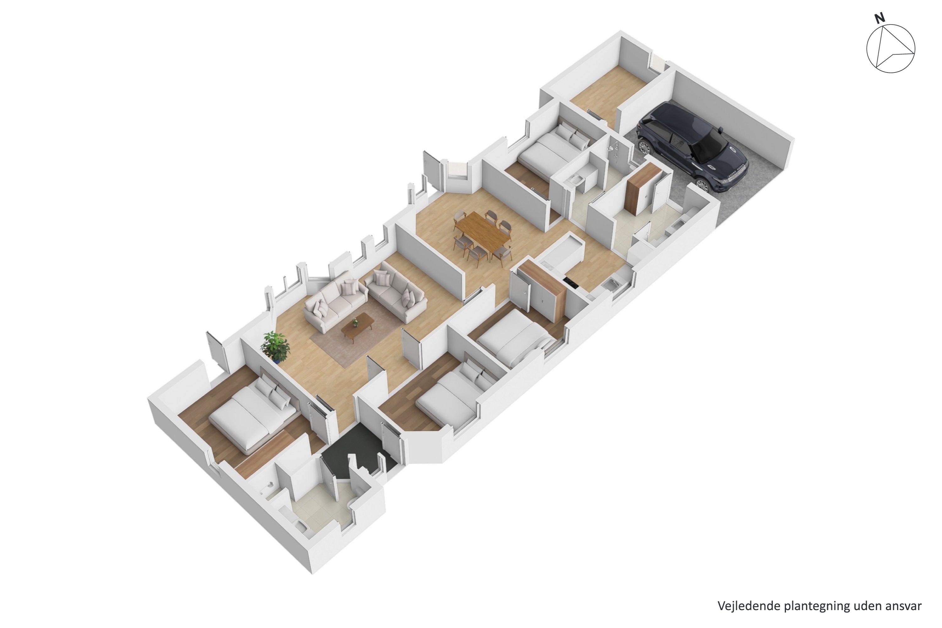 Plantegninger billede af Ranunkelvej 36, 8722 Hedensted