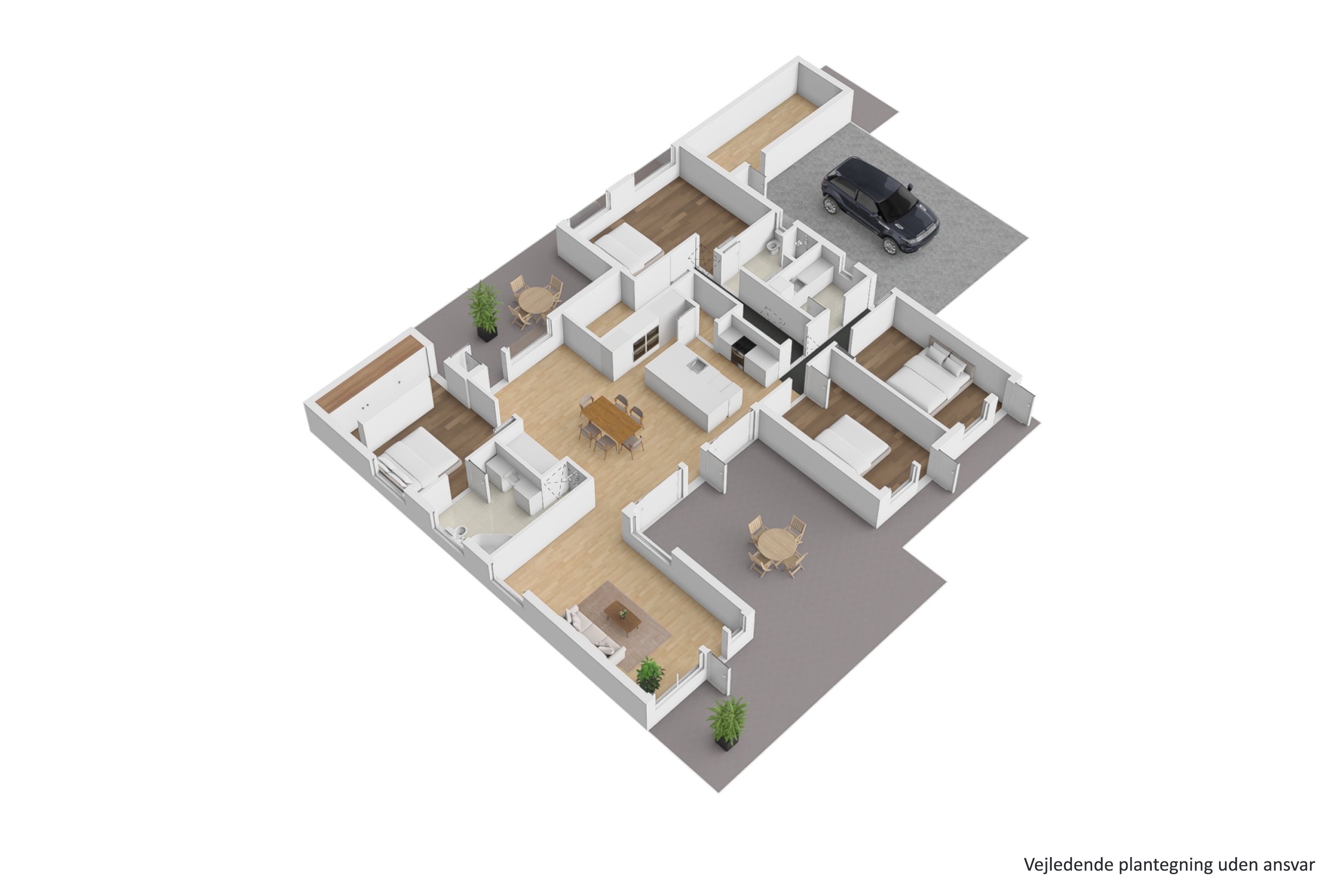 Plantegninger billede af Lille Dalby Ager 6, 8722 Hedensted