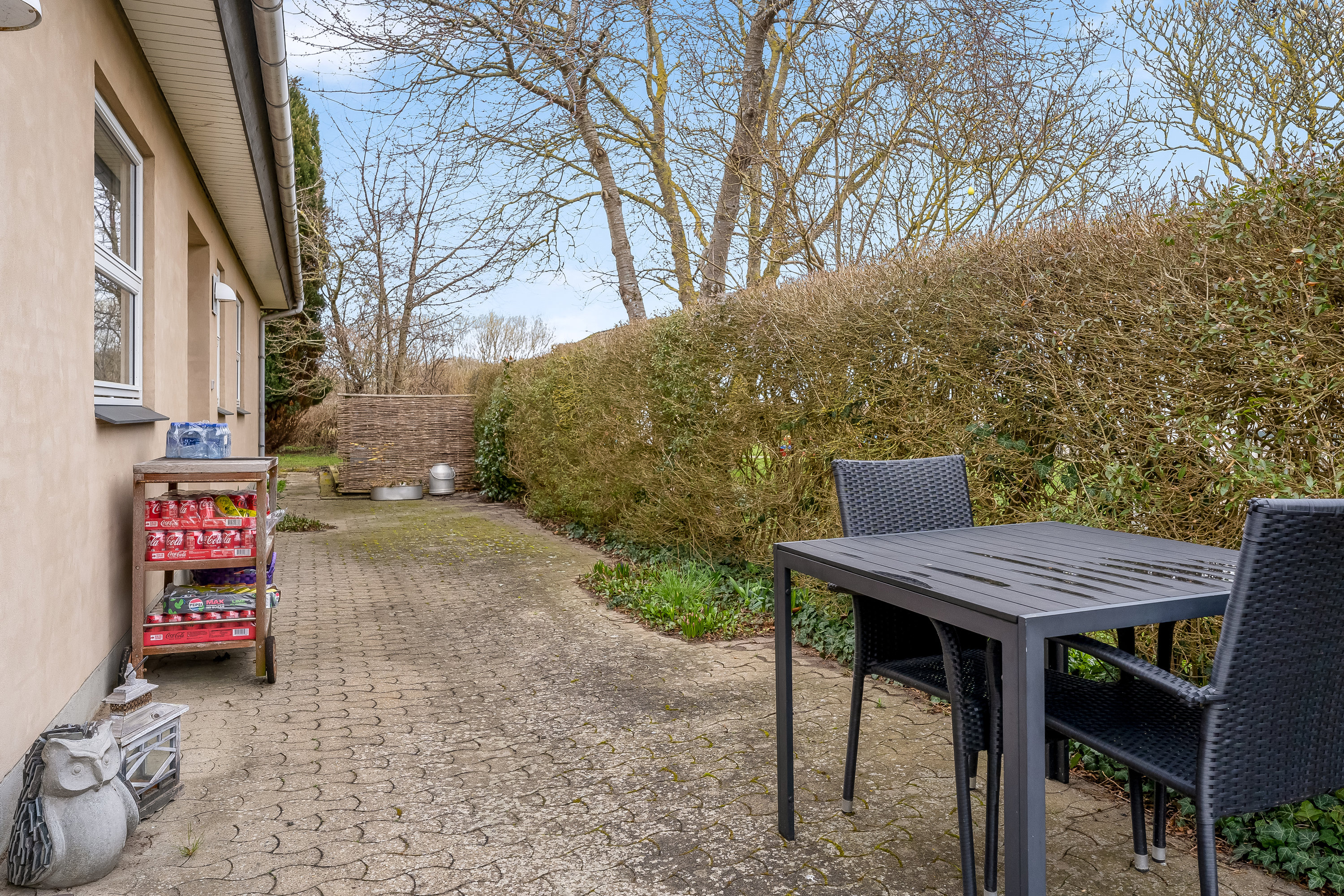 Fremhævet terrasse billede i fuldskærmstilstand. Billede af Svingels Allé 50, 4900 Nakskov