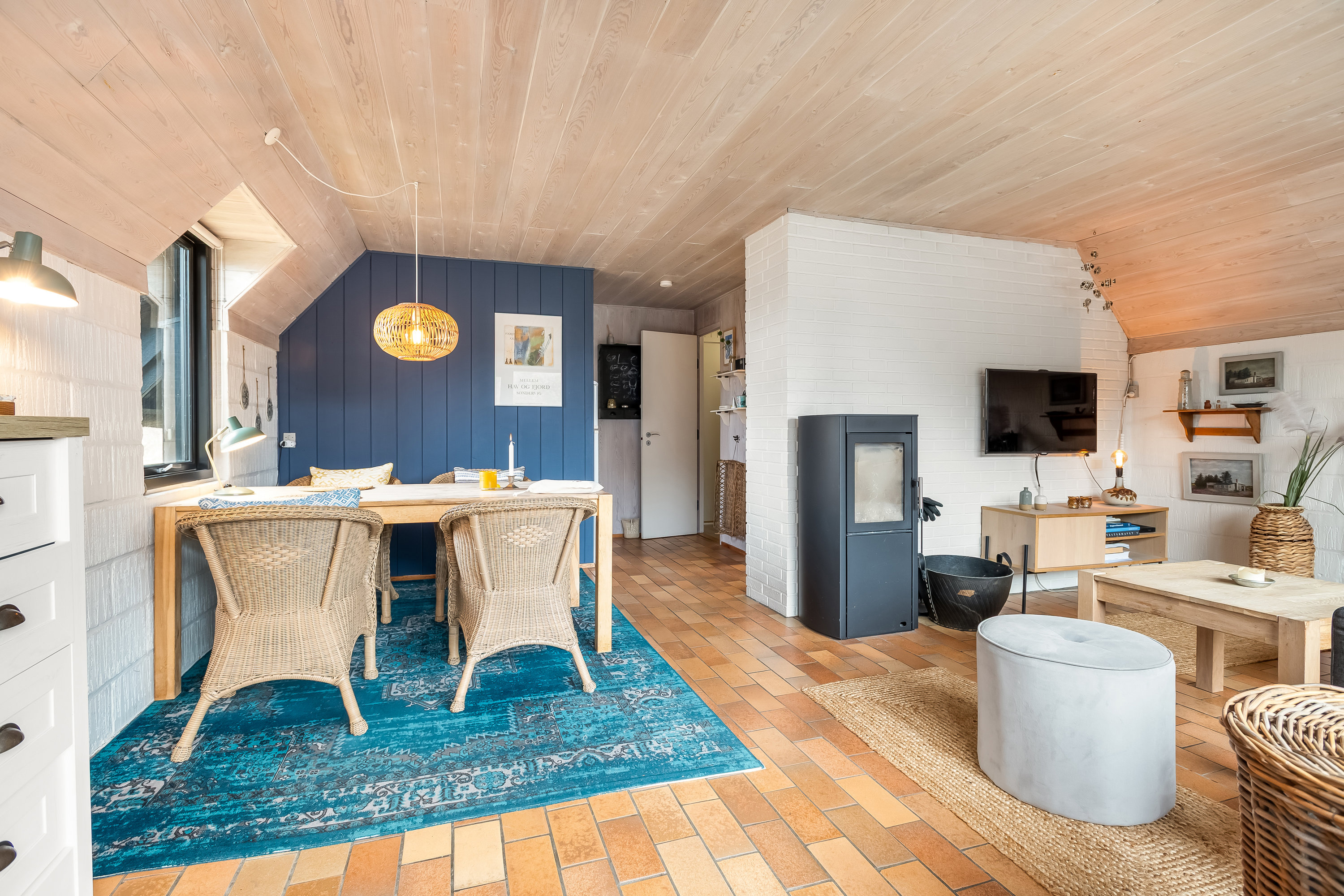 Fremhævet køkken alrum billede i fuldskærmstilstand. Billede af Fladsbjergvej 202, Klegod, 6950 Ringkøbing