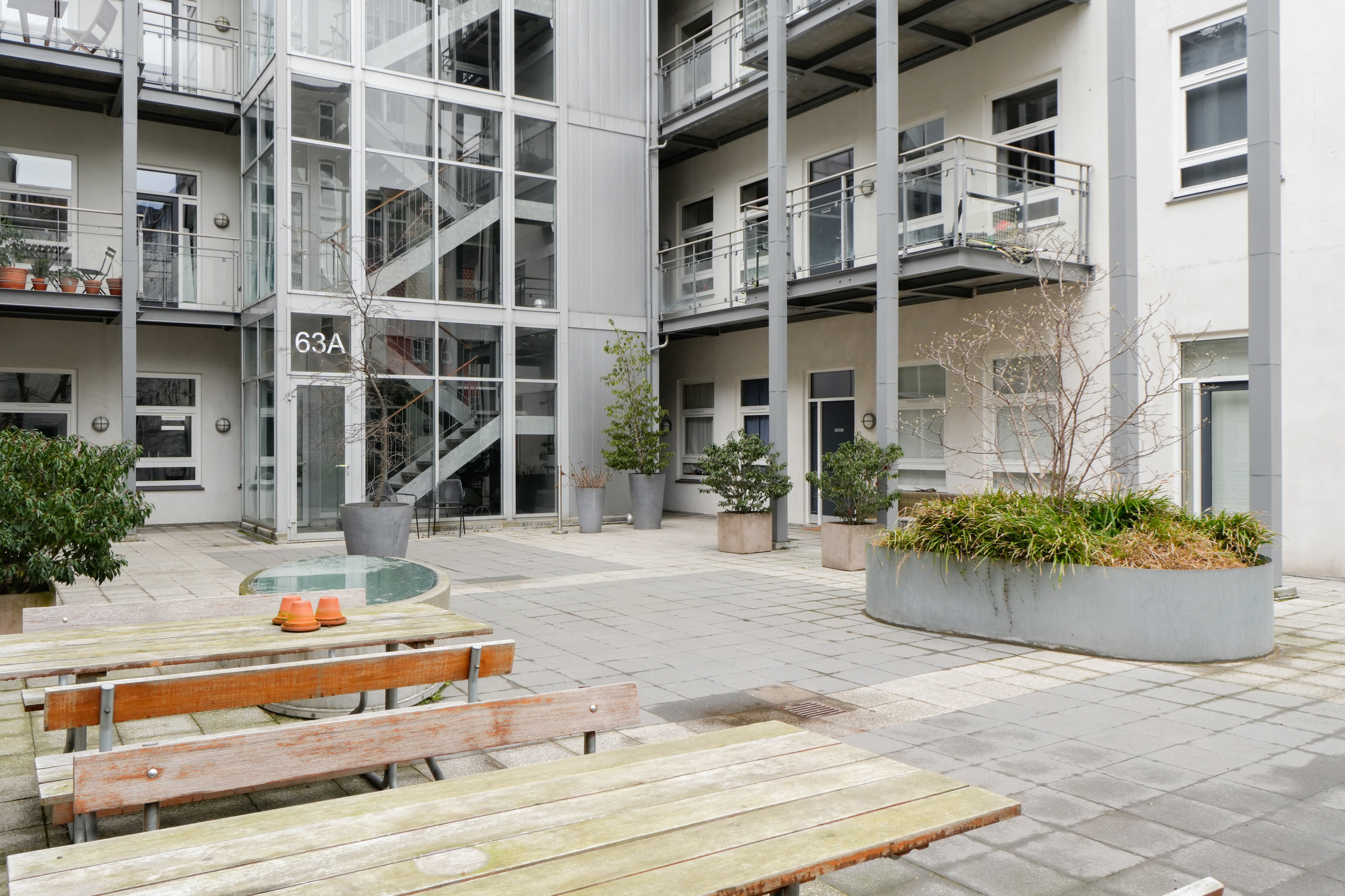 Fremhævet gårdmiljø billede i fuldskærmstilstand. Billede af Store Kongensgade 63A, 4. 4., 1264 København K