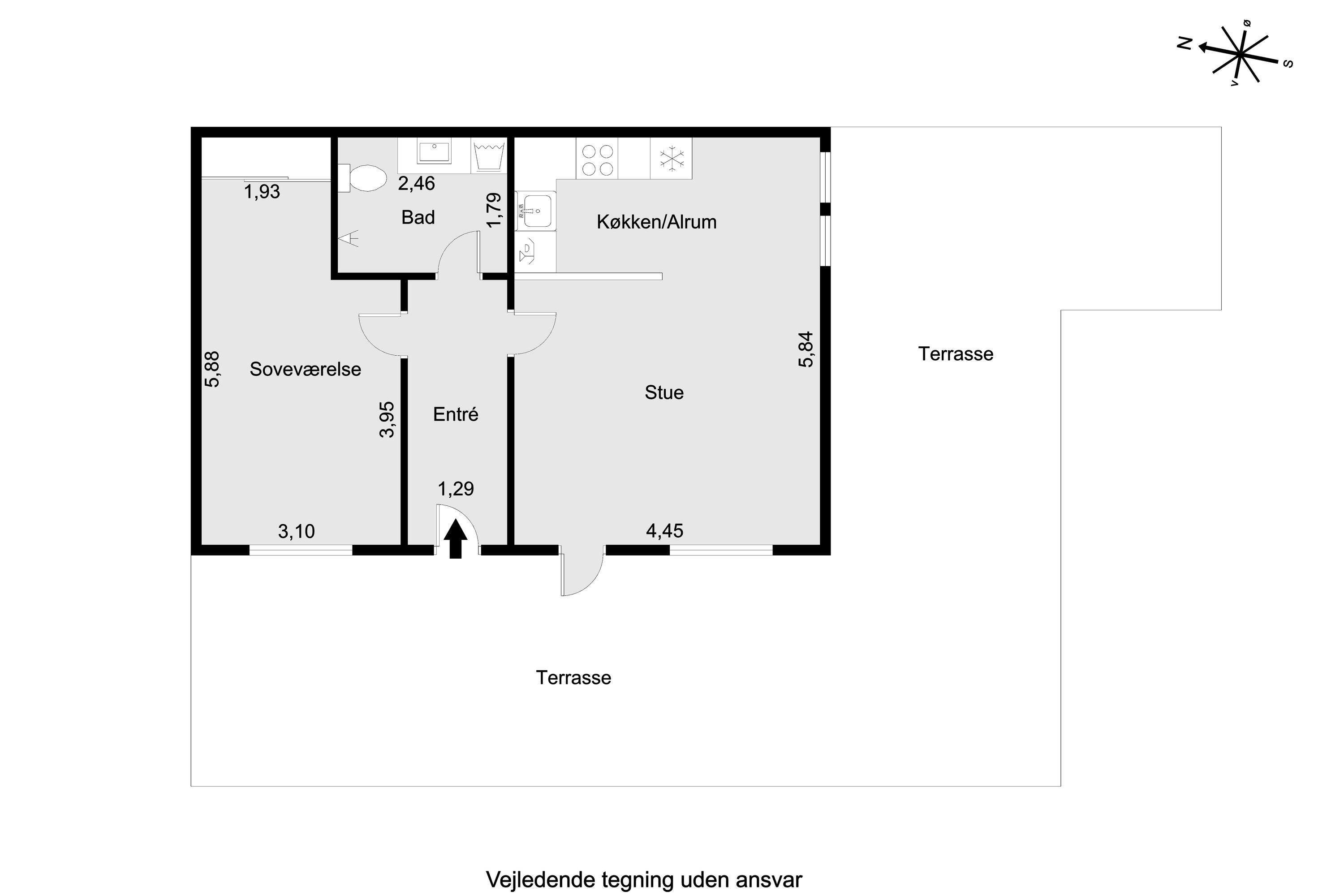 Plantegninger billede af Østre Havevej 59, 8520 Lystrup