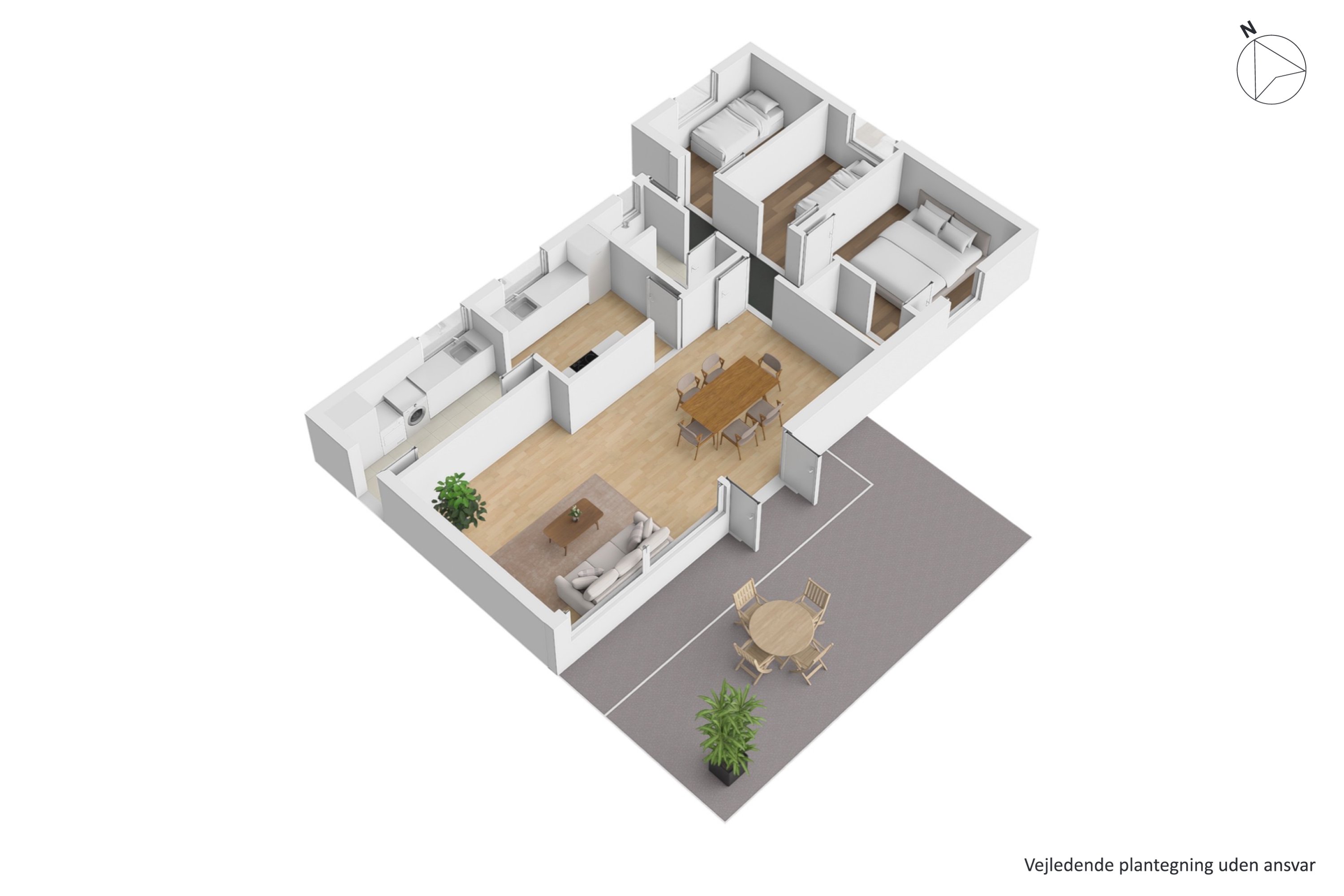 Plantegninger billede af Bøgevej 13, 8723 Løsning