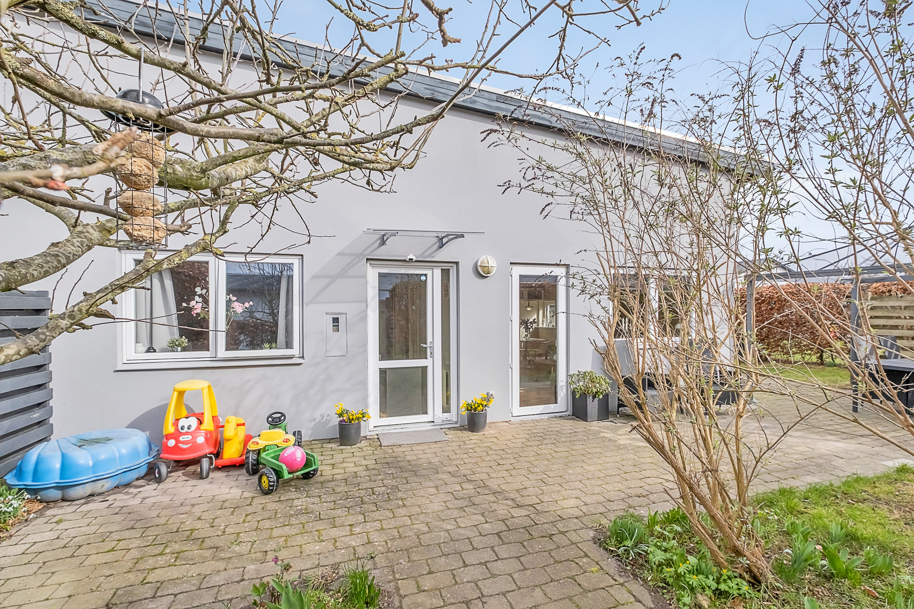 Rækkehus: Facade på Østre Havevej 59, 8520 Lystrup