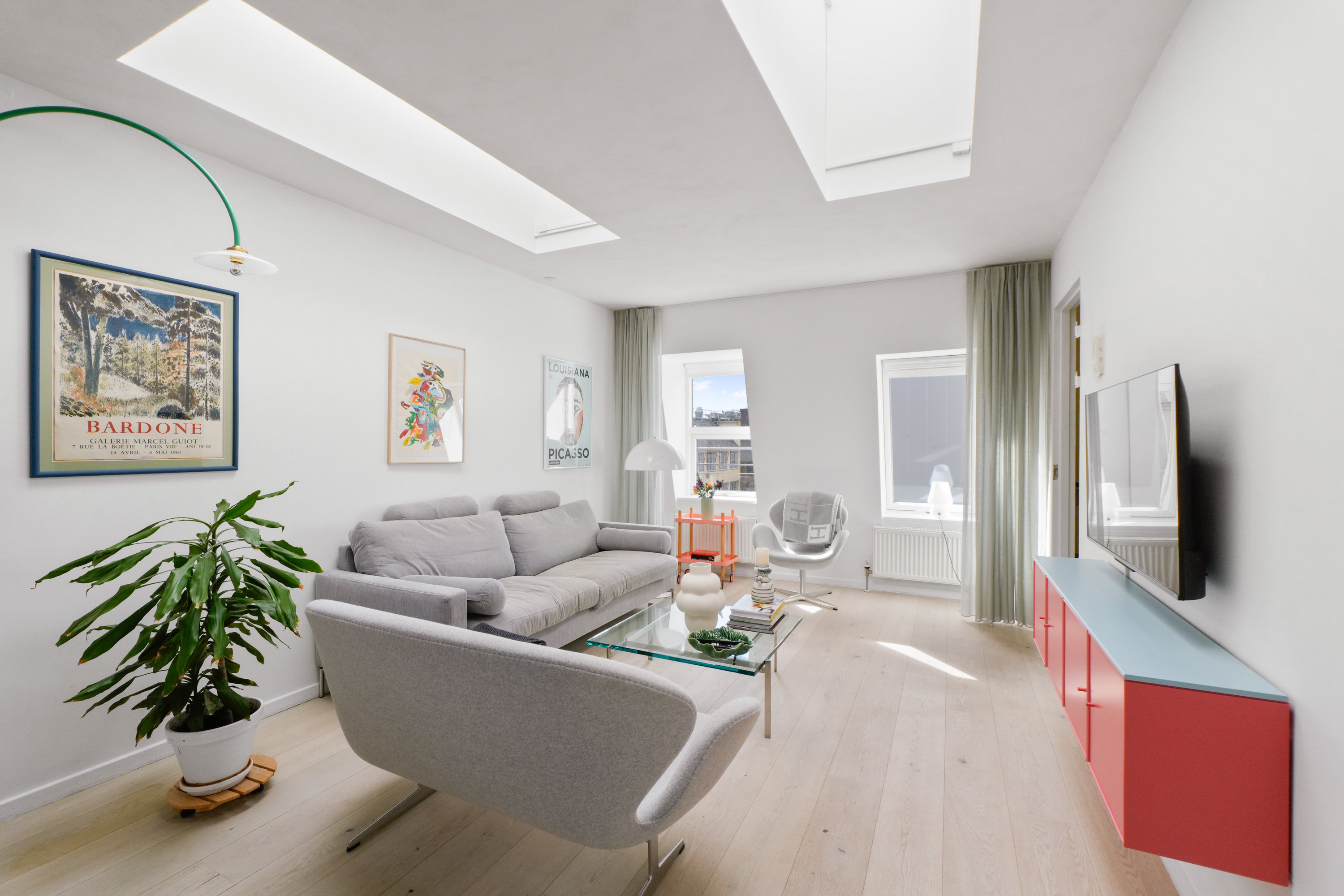 Fremhævet stue billede i fuldskærmstilstand. Billede af Store Kongensgade 63A, 4. 4., 1264 København K