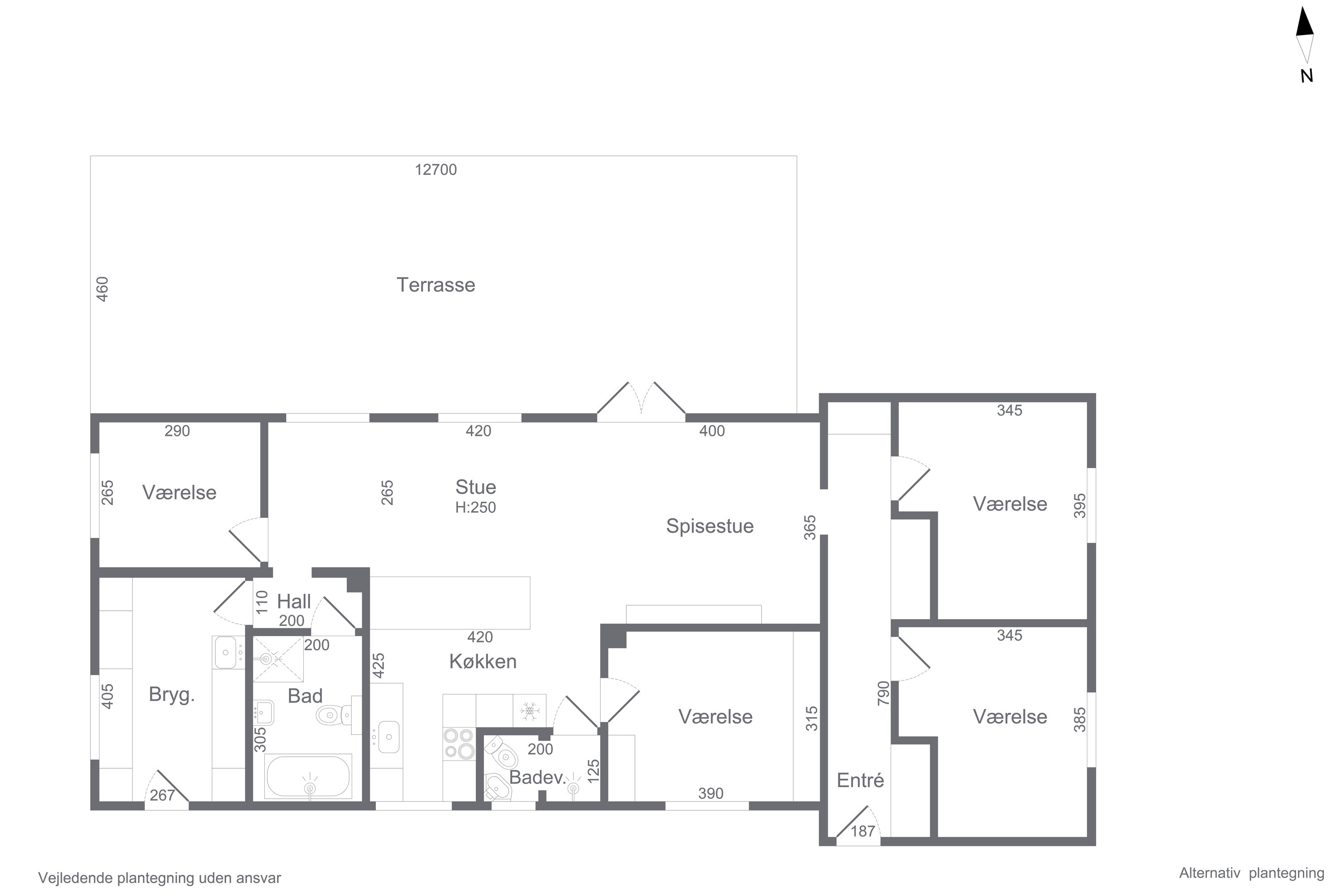 Plantegninger billede af Kornskyldvej 93, 2300 København S