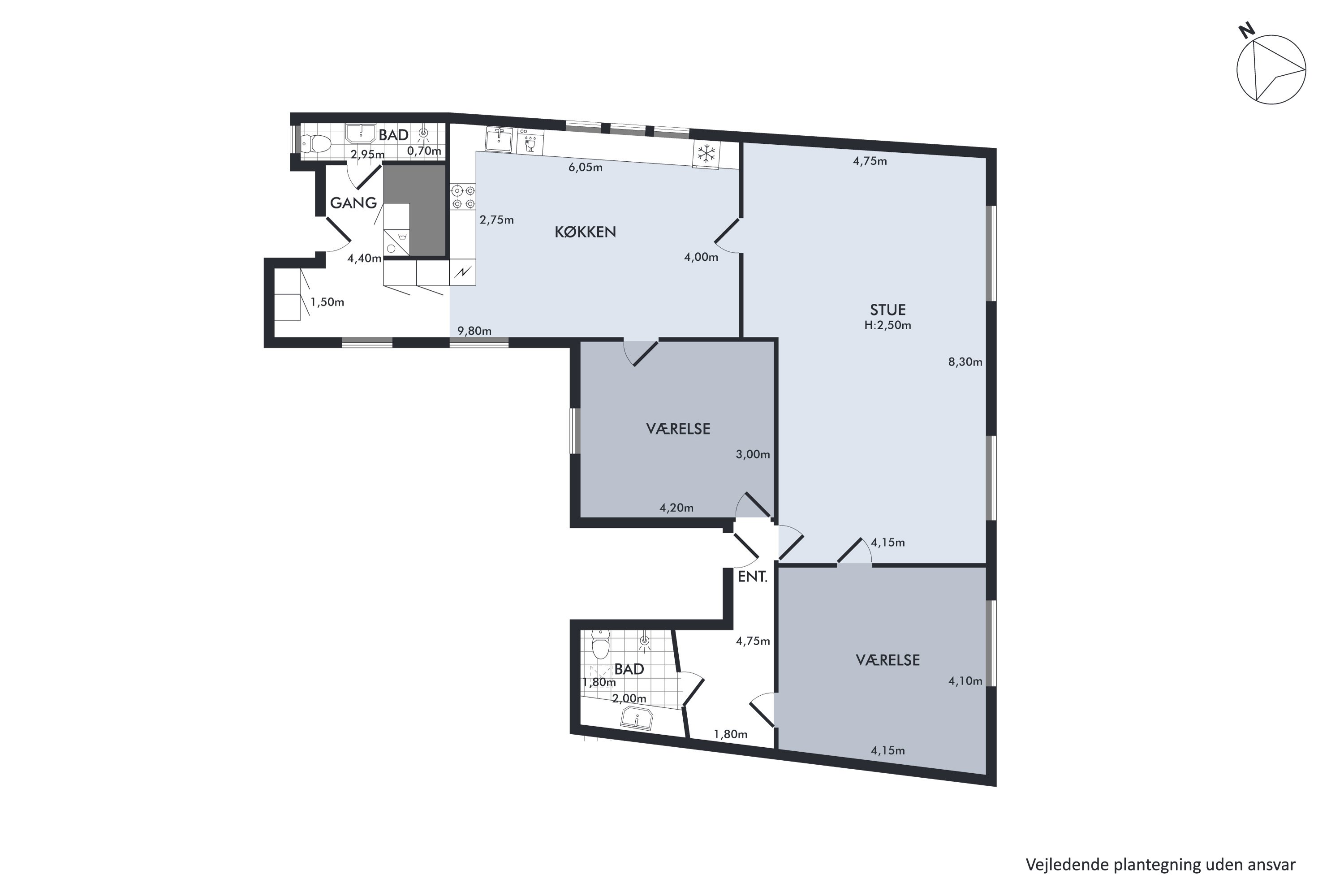 Plantegninger billede af Nybrogade 22, 5., 1203 København K