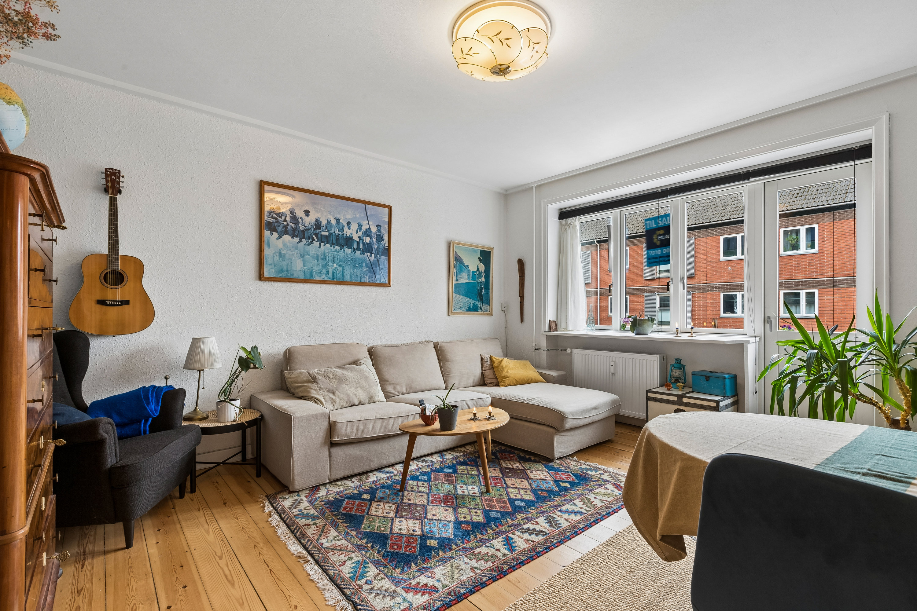 Fremhævet stue billede i fuldskærmstilstand. Billede af Frankrigsgade 23, 2. th., 2300 København S