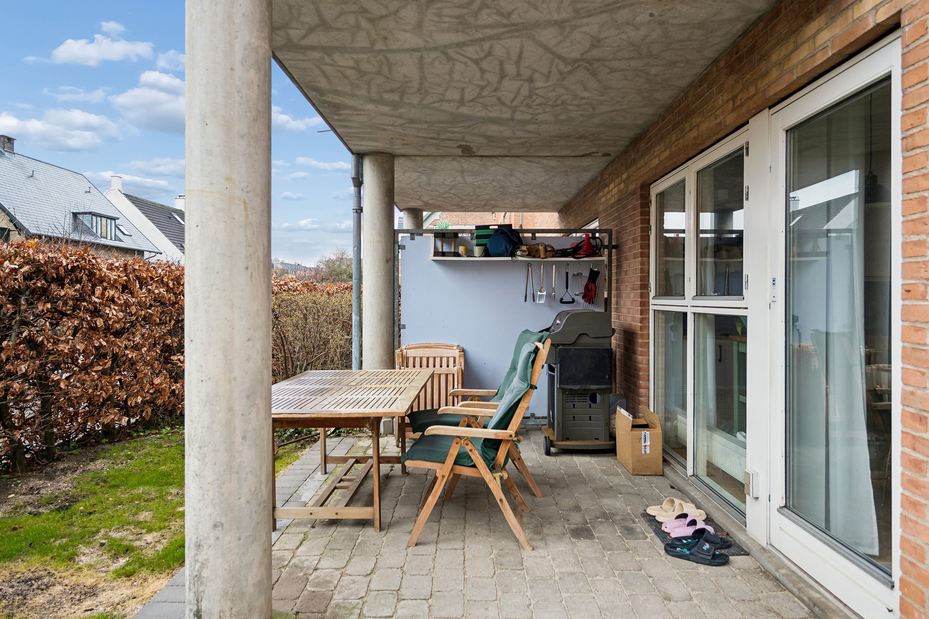 Fremhævet terrasse billede i fuldskærmstilstand. Billede af Hellerupvej 25, st.. tv., 2900 Hellerup