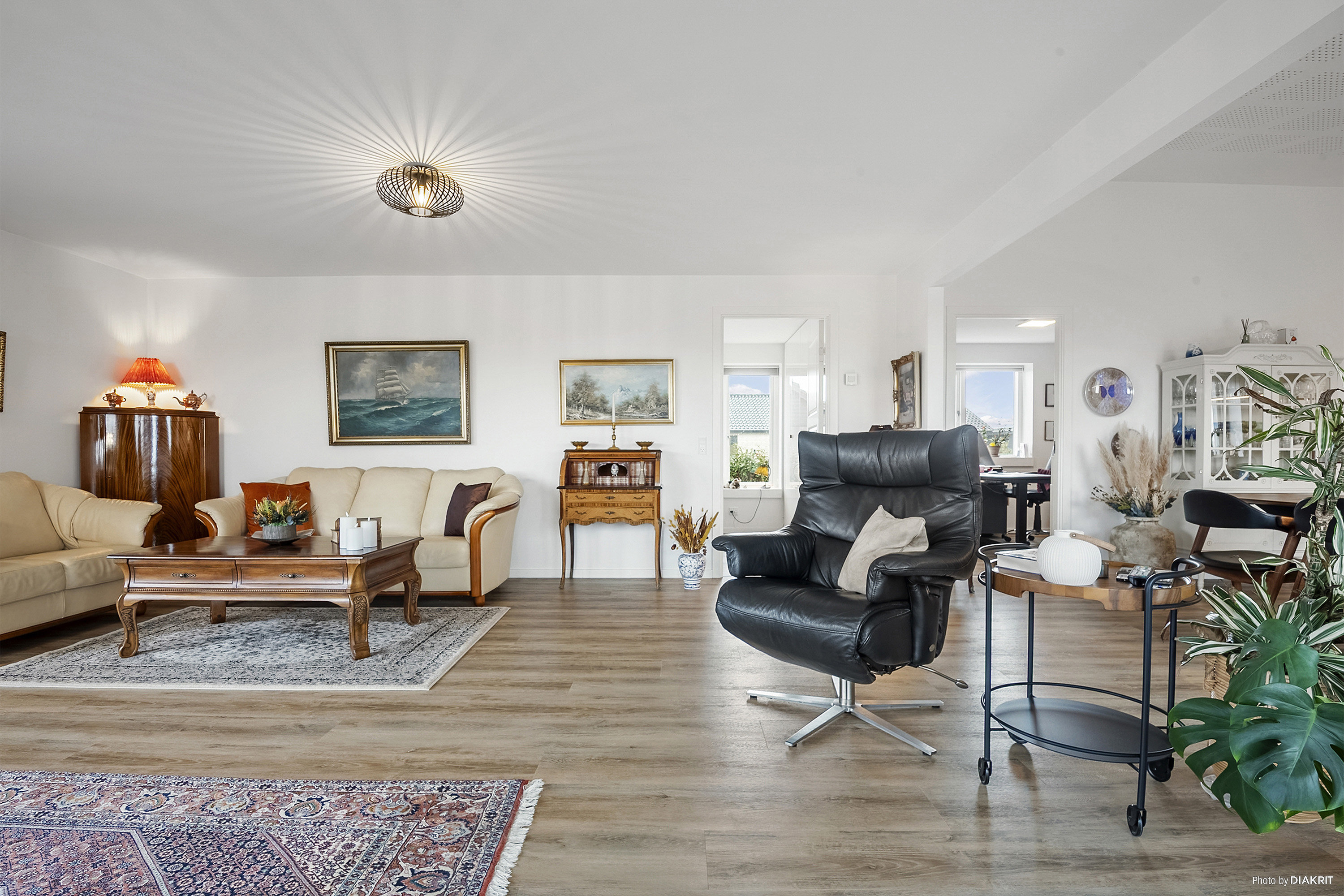 Fremhævet stue billede i fuldskærmstilstand. Billede af Hasselvænget 11, 4652 Hårlev