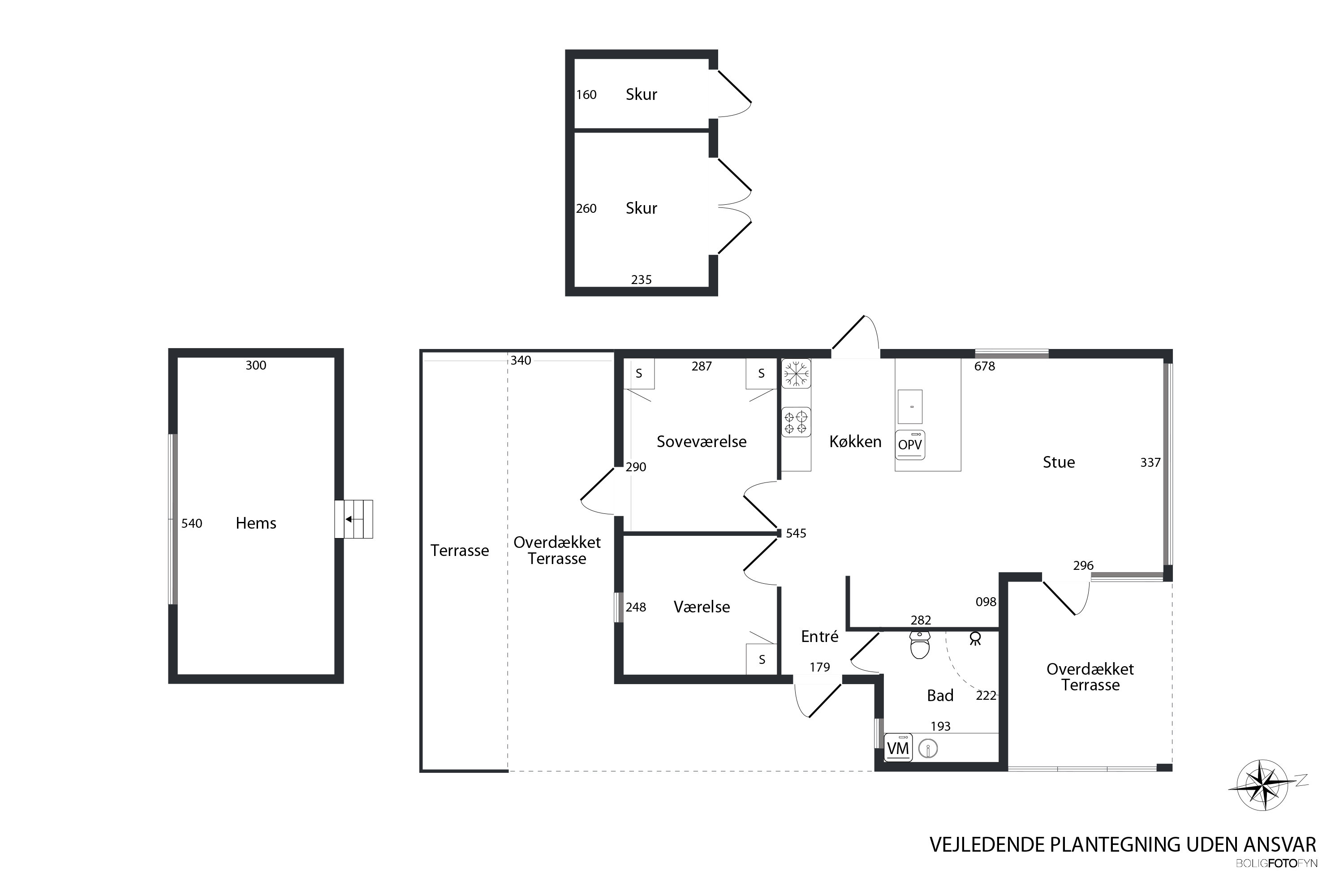 Plantegninger billede af Strandlysthuse 33, 5330 Munkebo
