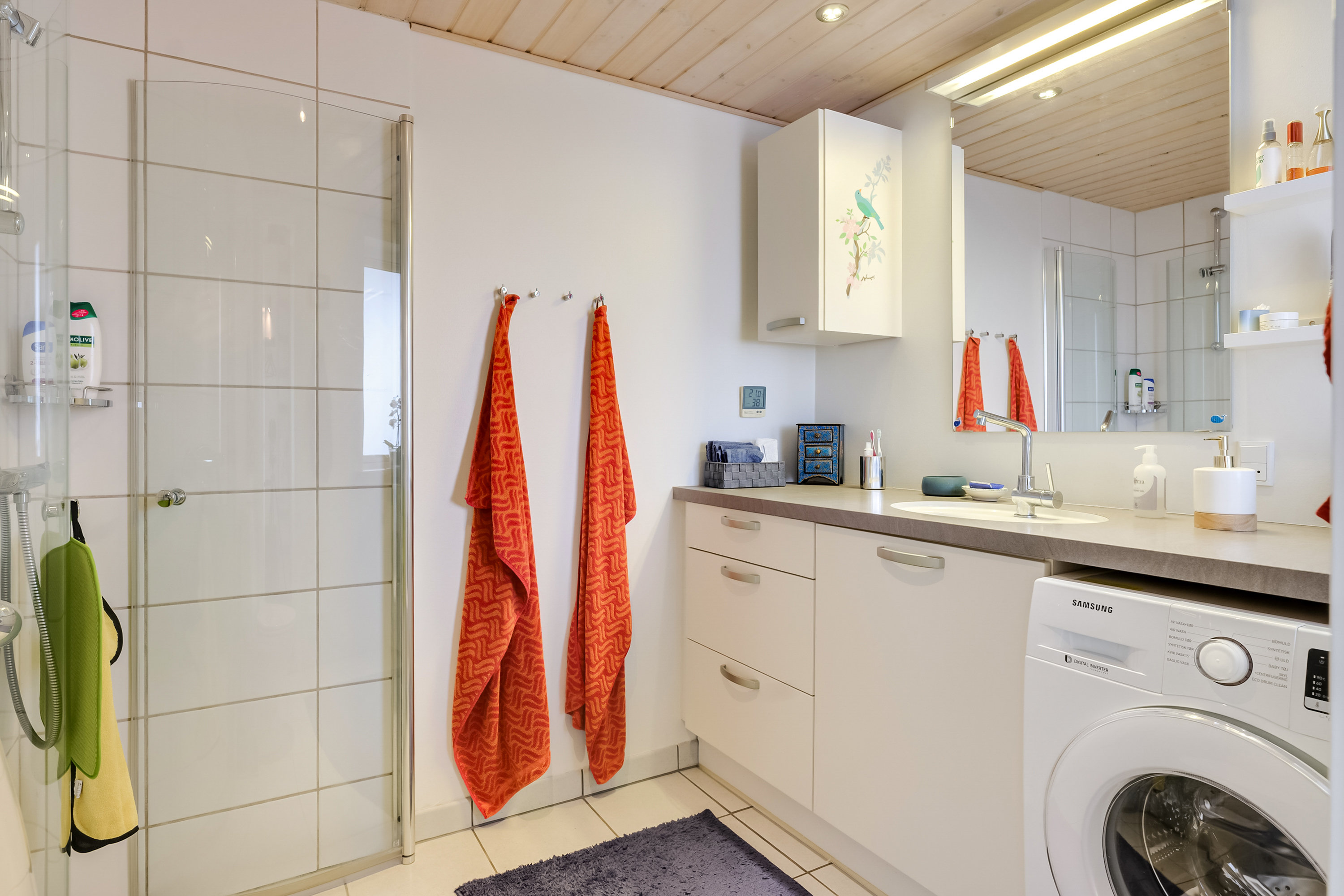 Fremhævet badeværelse billede i fuldskærmstilstand. Billede af Strandlysthuse 33, 5330 Munkebo