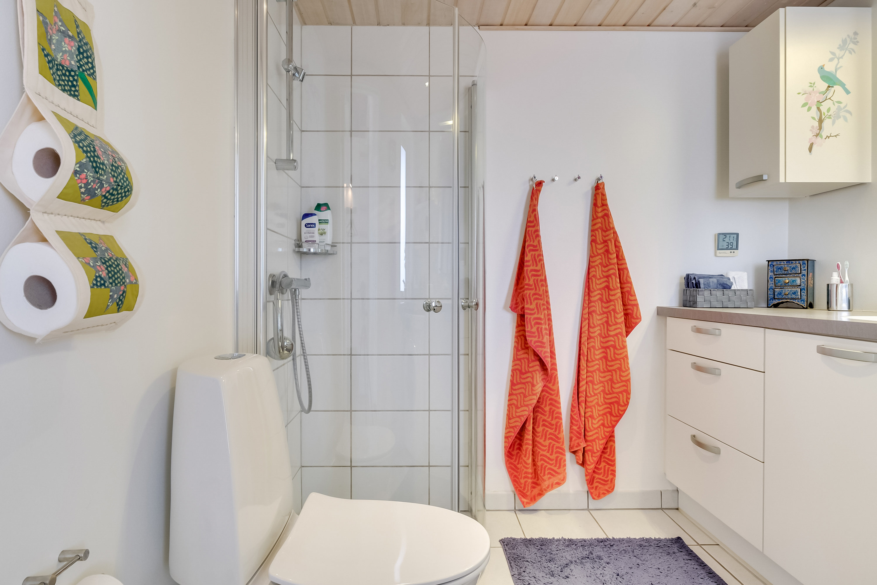 Fremhævet badeværelse billede i fuldskærmstilstand. Billede af Strandlysthuse 33, 5330 Munkebo